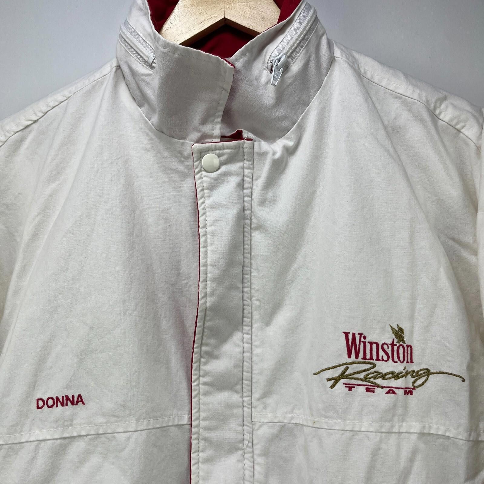 Swingster Vintage 90s Winston Racing Team Zip Up Jacket Large NASCAR Size ONE SIZE - 3 Thumbnail