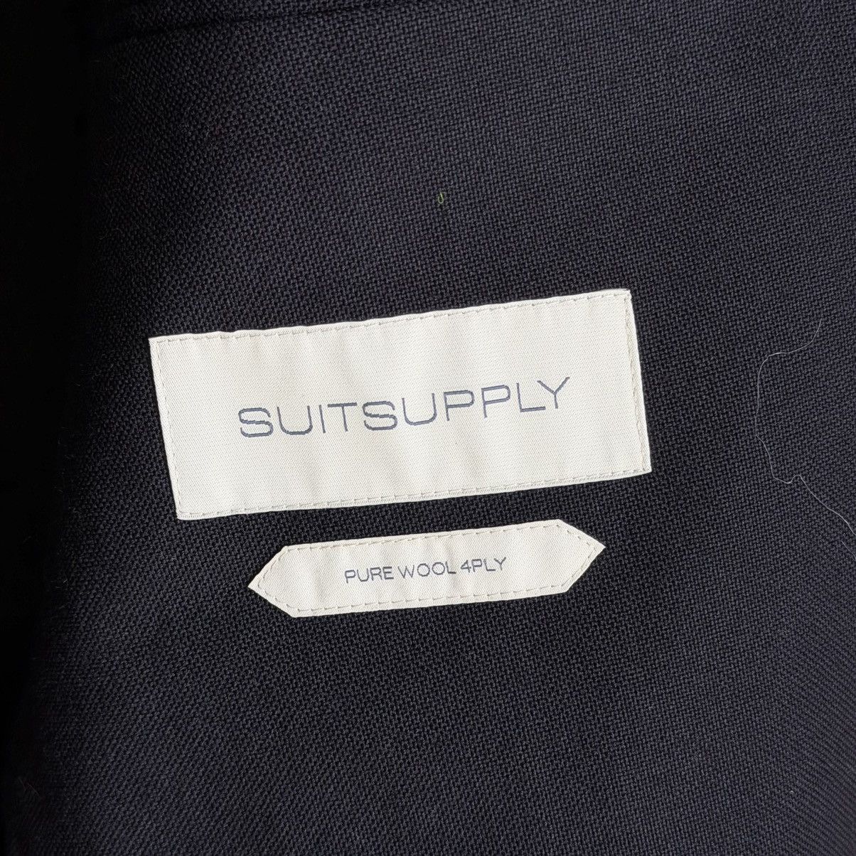 Suitsupply SuitSupply Havana Jetted Unlined Wool Blazer 44S Black Rogna Size 44S - 9 Thumbnail