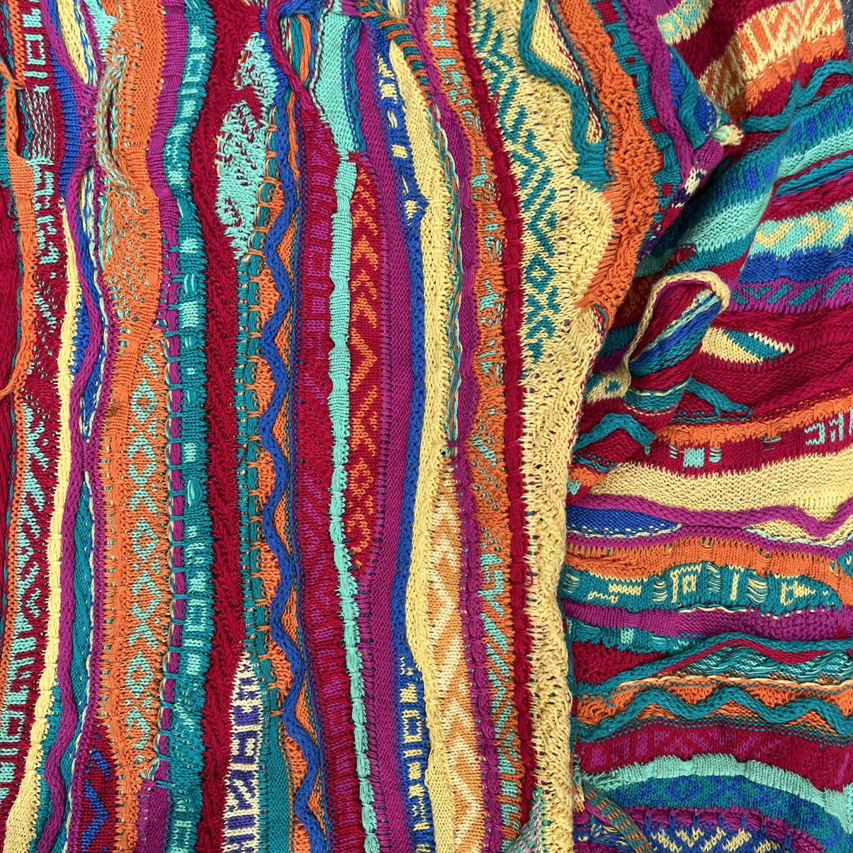 Coogi × Vintage Crazy Vintage Coogi 3D Multicolour Sweater Size US S / EU 44-46 / 1 - 4 Thumbnail