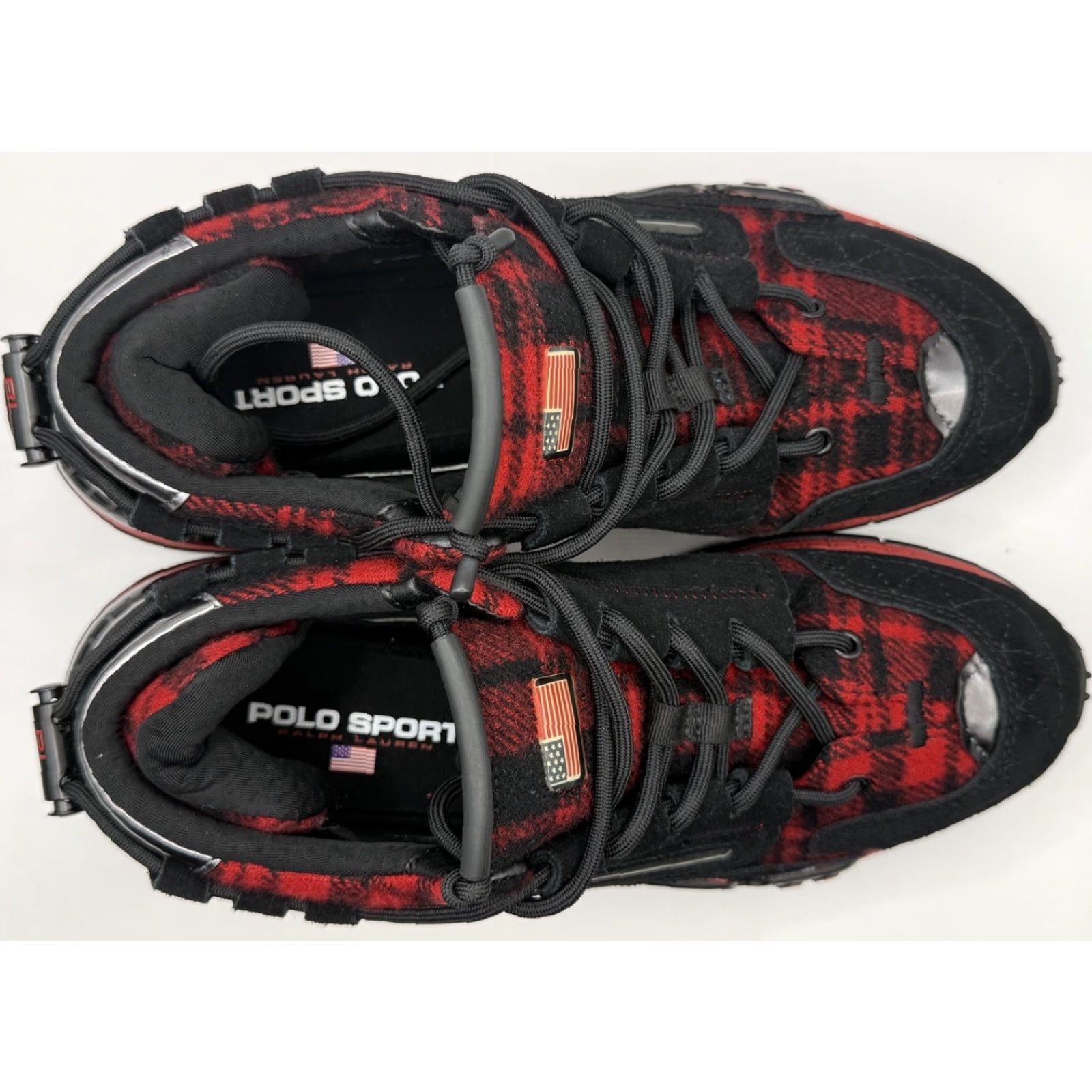 Polo Ralph Lauren Polo Ralph Lauren PS200 Black Red Limited Plaid Twill Edition Sneaker Men's Size 7 Walking Casual Athletic Size US S / EU 44-46 / 1 - 7 Thumbnail