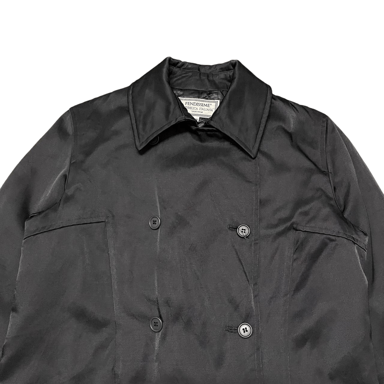 Japanese Brand Vintage Fendissime Coat Double Breasted Size US M / EU 48-50 / 2 - 2 Thumbnail