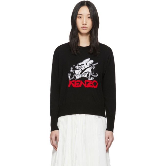 Kenzo Kenzo Paris Knit Wool Sweater Chinese New Year Kung Fu Rat Size M / US 6-8 / IT 42-44 - 2 Thumbnail