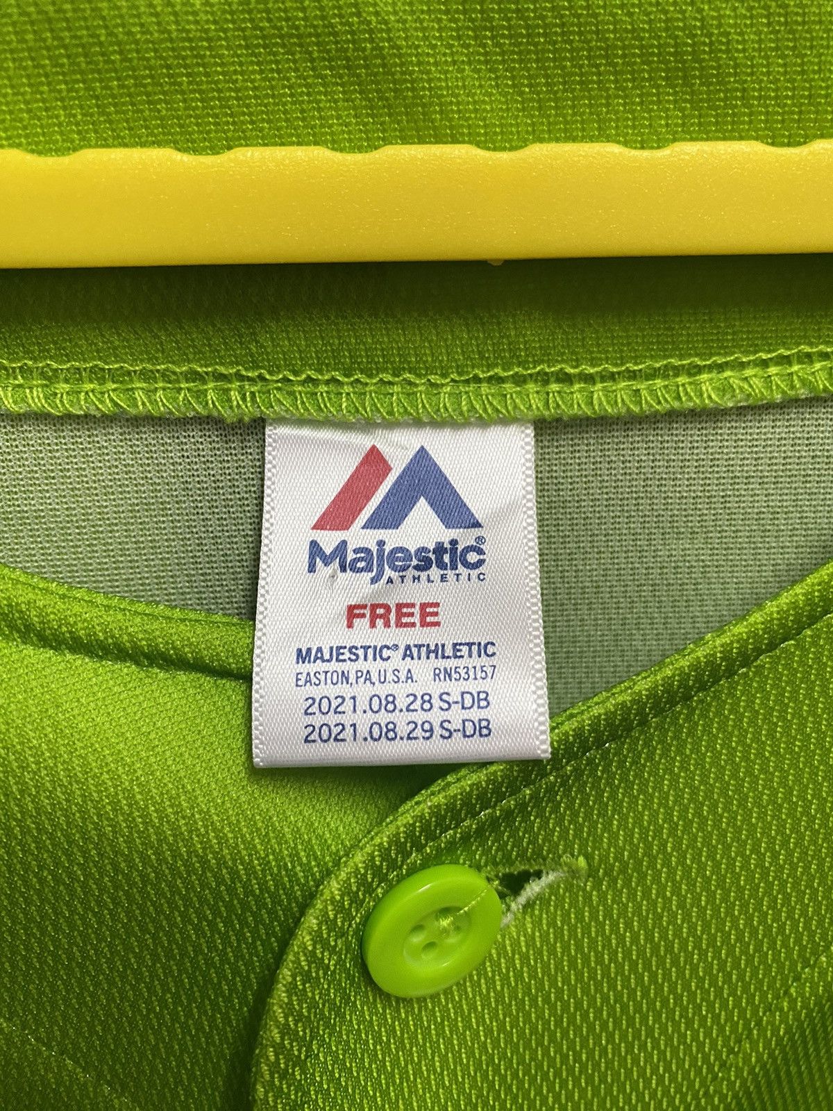 Japanese Brand × MLB Majestic Tokyo Yakult Swallows Baseball Jersey Size US XL / EU 56 / 4 - 6 Thumbnail