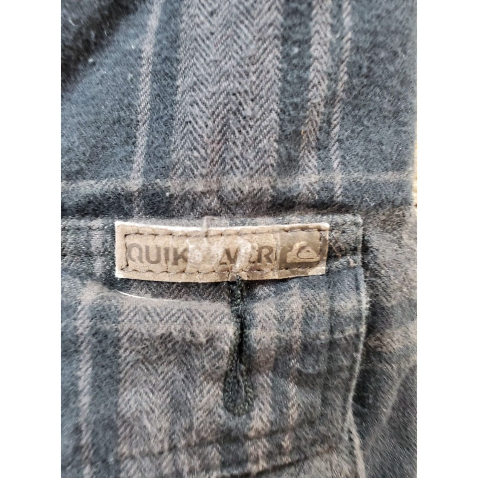 Quiksilver Quiksilver Shirt Jacket Mens M Plaid Flannel Full Zip Quilted Lined Black Autumn Winter Casual Outdoor Button Up Medium Size US M / EU 48-50 / 2 - 4 Thumbnail