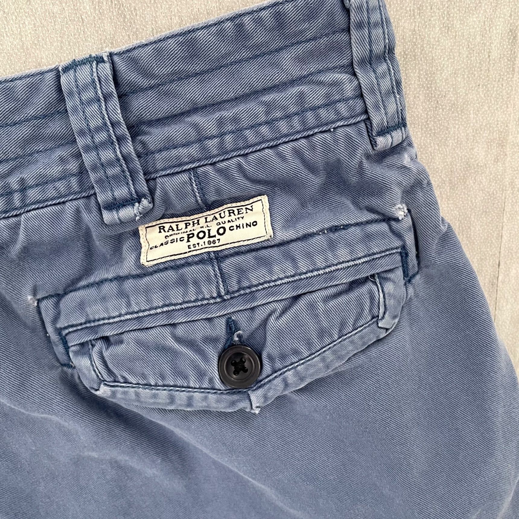Polo Ralph Lauren Polo Ralph Lauren Cargo Shorts Adult 35 Blue Cotton Mens Chino Classic Waist 34 Inseam 9 Casual Hip Hop American Logo Pockets Size US S / EU 44-46 / 1 - 5 Thumbnail