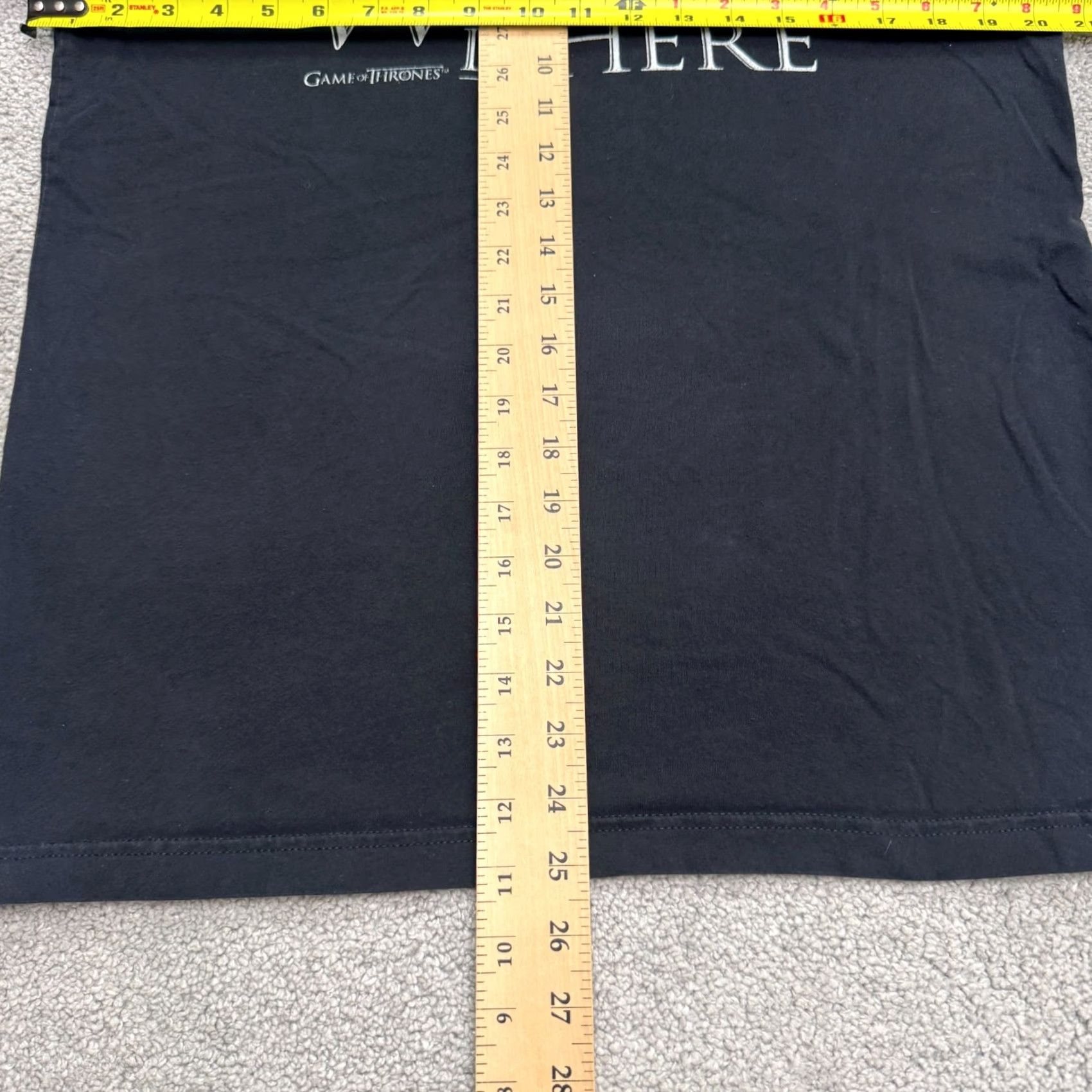 Vintage Game Of Thrones Mens Medium Black Graphic T-Shirt Crew Neck Tee Shop Shirt Gift Weekend 90s Tee Size US M / EU 48-50 / 2 - 6 Thumbnail