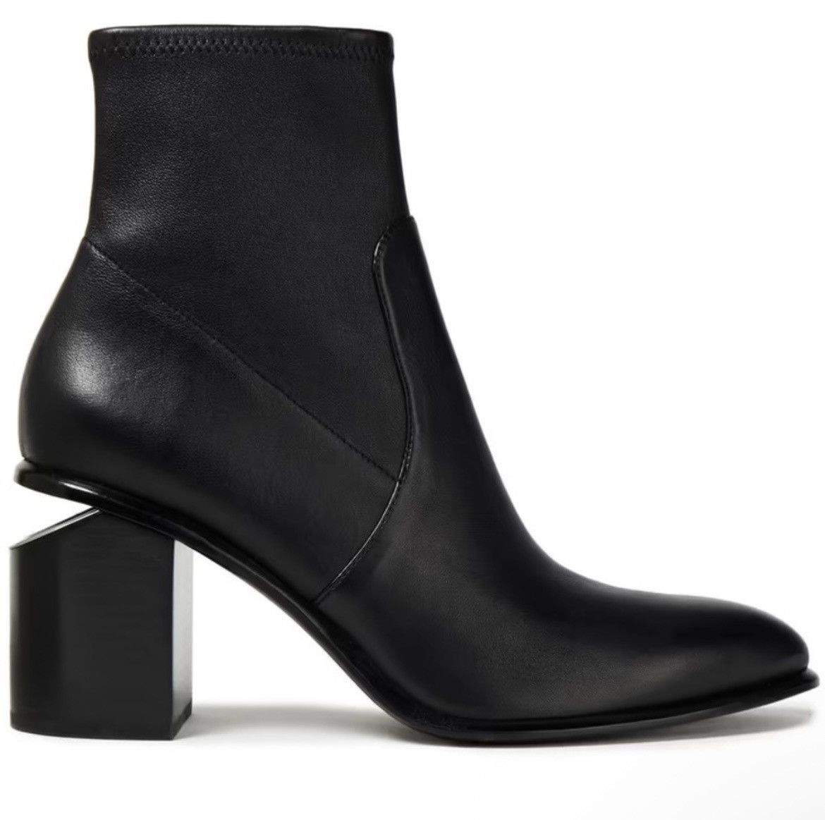 Alexander Wang ALEXANDER WANG Anna stretch-leather ankle boots Size US 9.5 / IT 39.5 - 2 Thumbnail