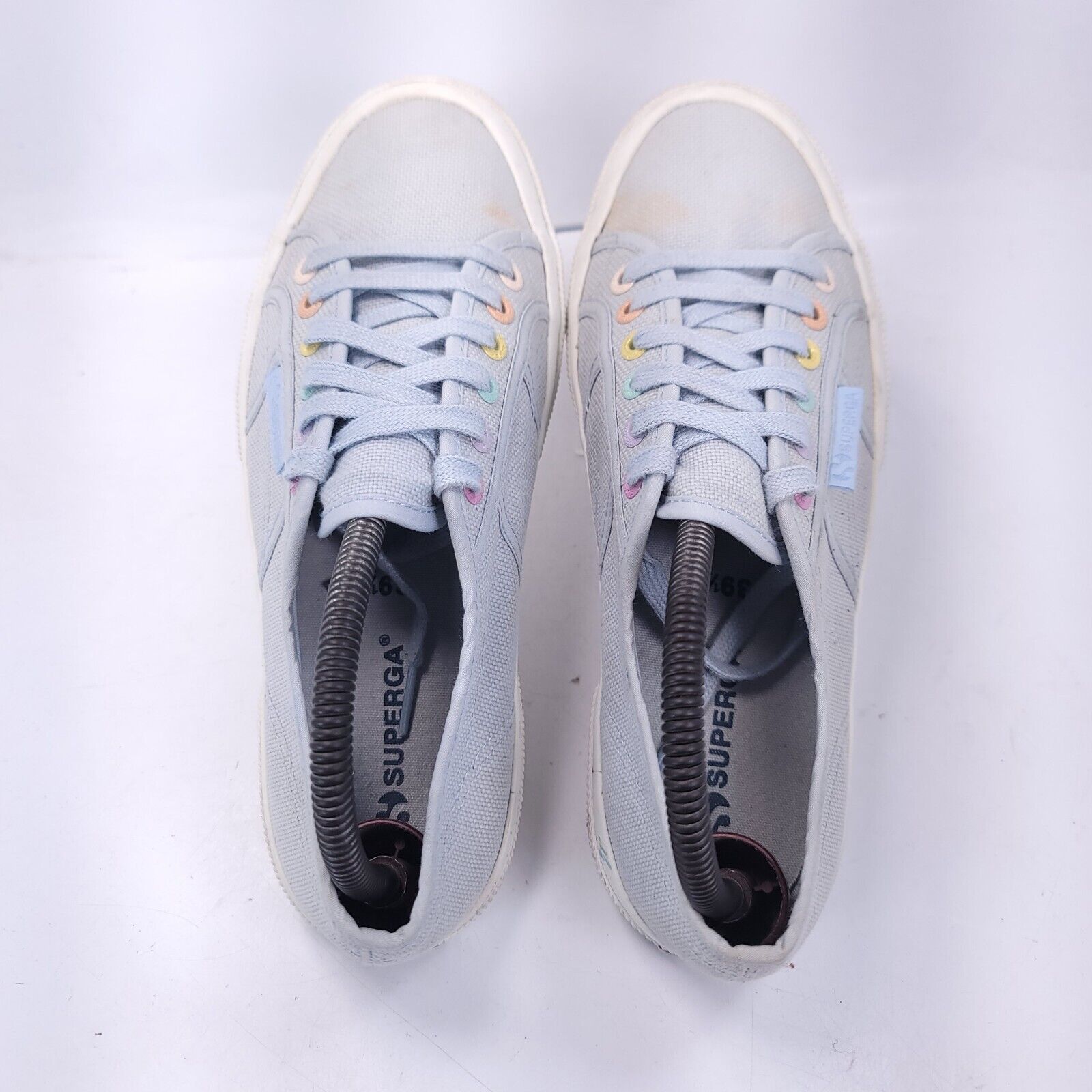 Superga Superga 2750 Linenfruit Shoes Womens Size 8.5 S0081C0 Blue Size US 8.5 / IT 38.5 - 4 Thumbnail