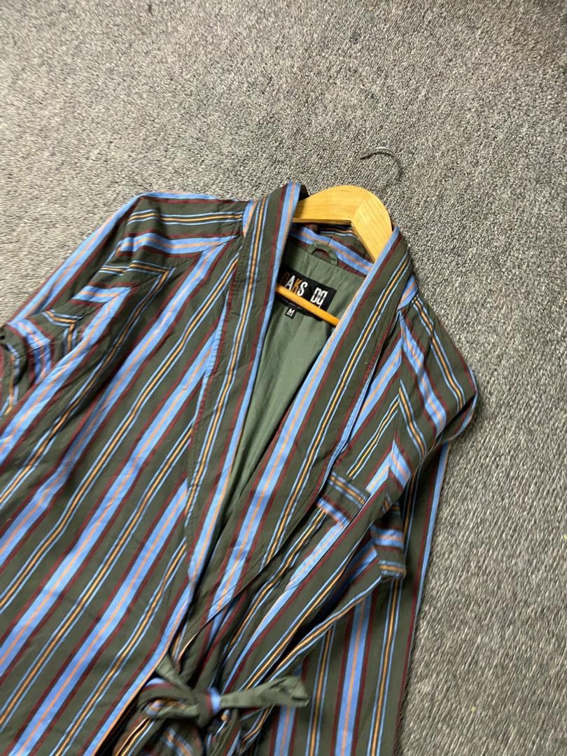 DAKS Daks London Vintage Style Stripes Long Jacket (199) Size US M / EU 48-50 / 2 - 7 Thumbnail