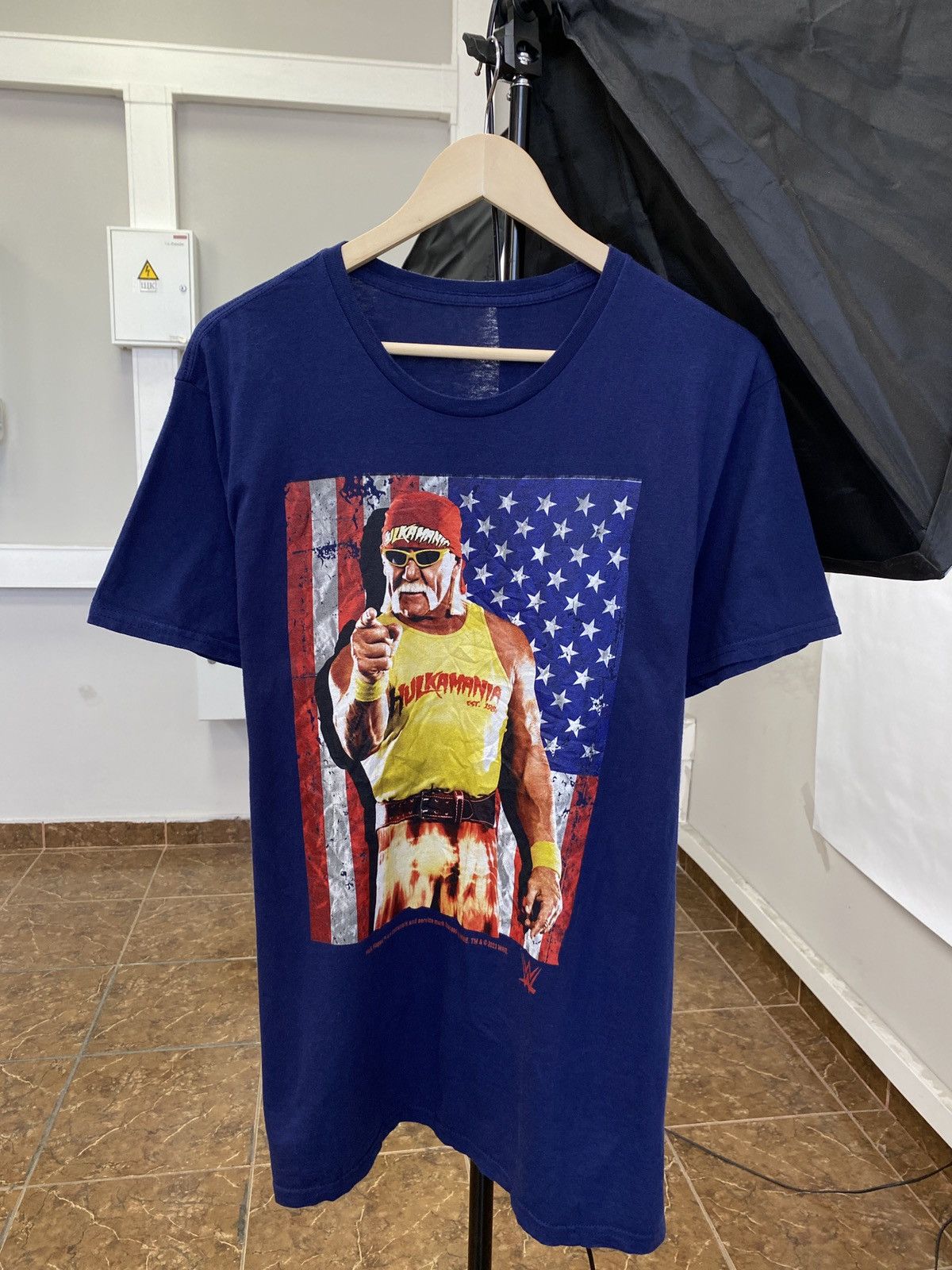 WWE 🇺🇸🔥 Vintage Y2K Hulk Hogan T-Shirt Hulkmania Rare Retro Hype Size US L / EU 52-54 / 3 - 1 Thumbnail