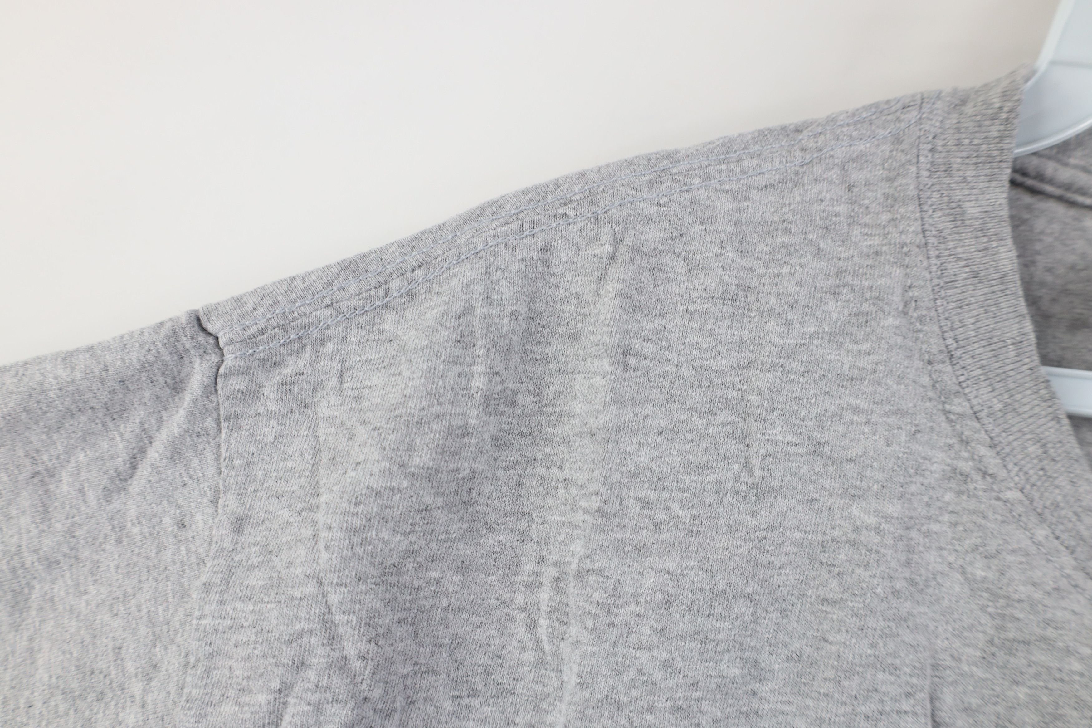 Vintage Vintage 90s Y2K Streetwear Short Sleeve T-Shirt Heather Gray Size US M / EU 48-50 / 2 - 5 Thumbnail