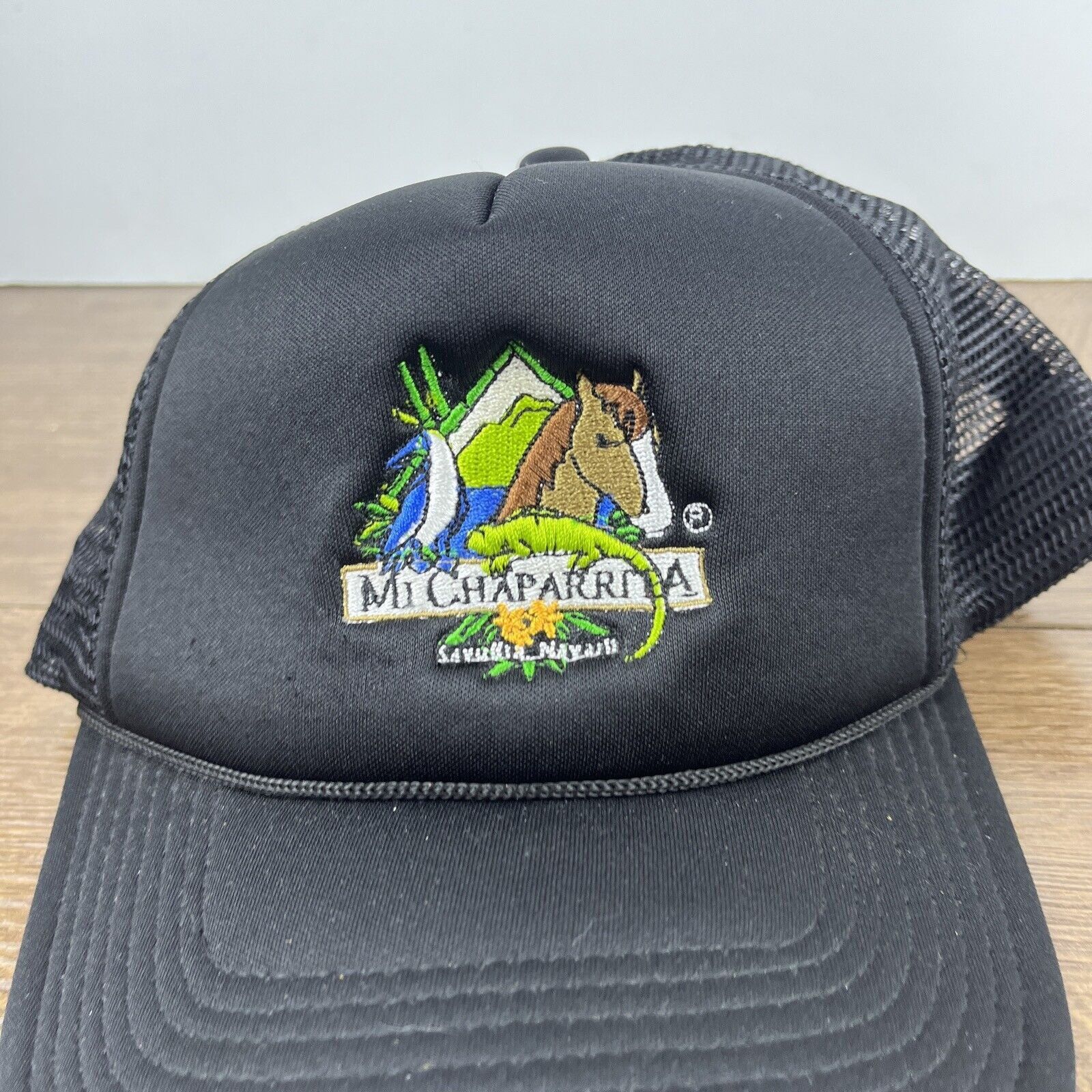 Other Mi Chaparrita Hat Black Hat Snapback Adjustable Adult Size B Size ONE SIZE - 7 Thumbnail