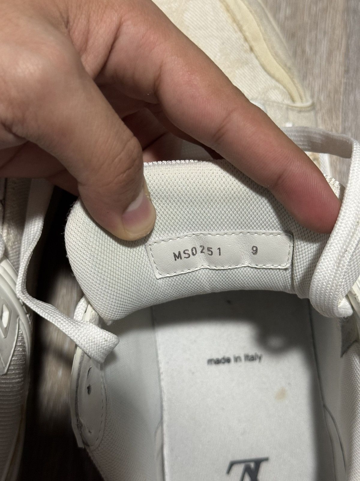 Louis Vuitton Cream denim Louis Vuitton trainers Size US 10.5 / EU 43-44 - 6 Thumbnail