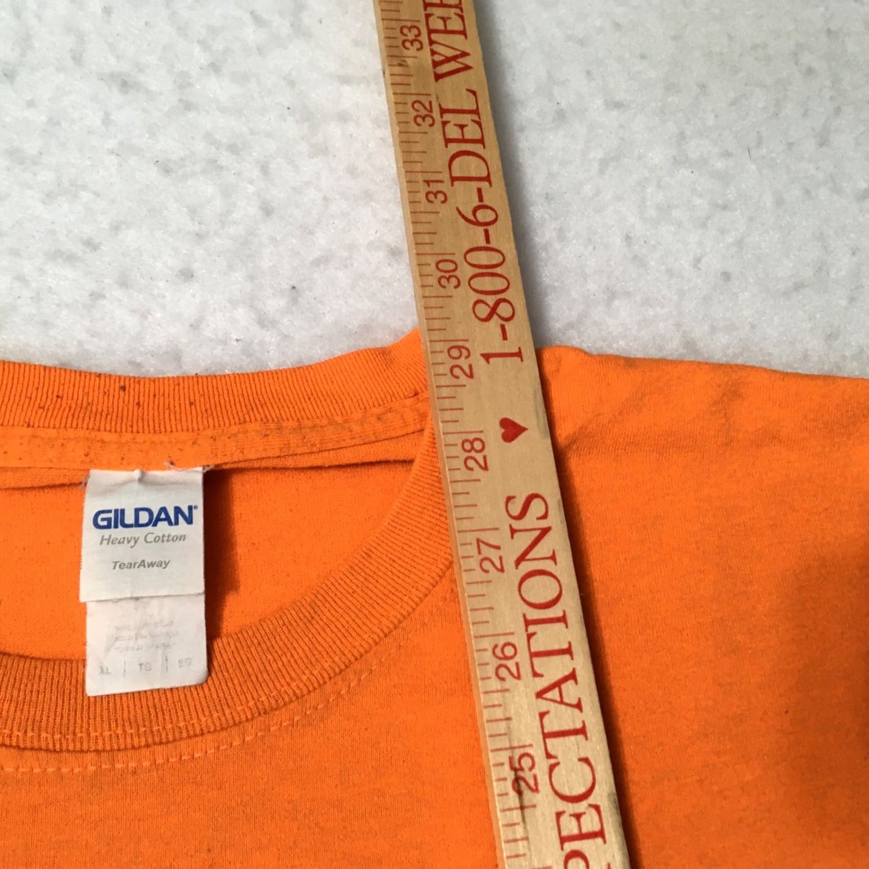 Gildan VINTAGE Gildan T-Shirt Mens XL USA Graphic Tee HD Spokane WA Orange Cotton Short Sleeve Crew Neck Size US XL / EU 56 / 4 - 6 Thumbnail