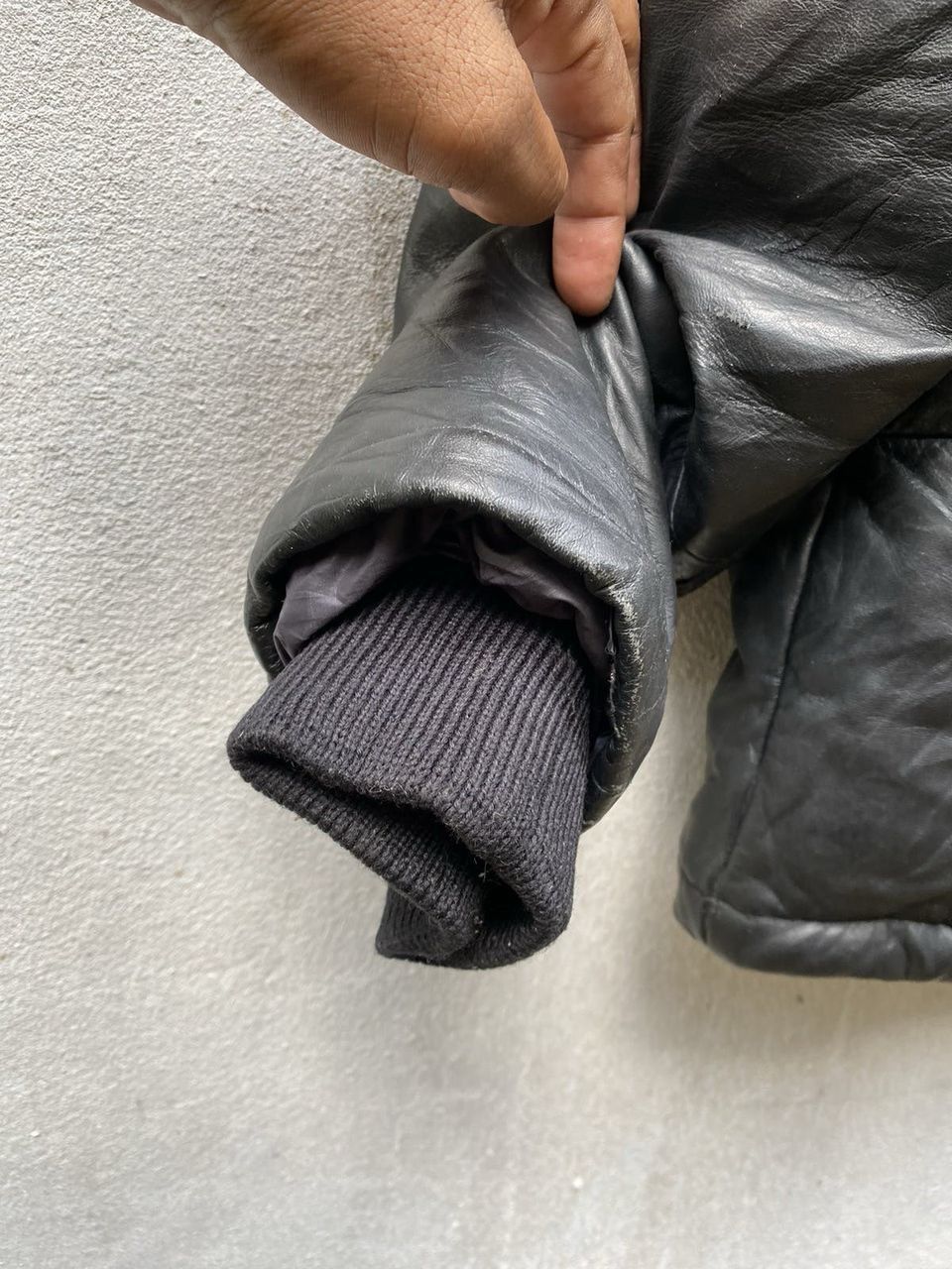 Other × Product Of New York DIGS NEW YORK PUFFY LEATHER BLACK BOMBER JACKETS Size US M / EU 48-50 / 2 - 5 Thumbnail