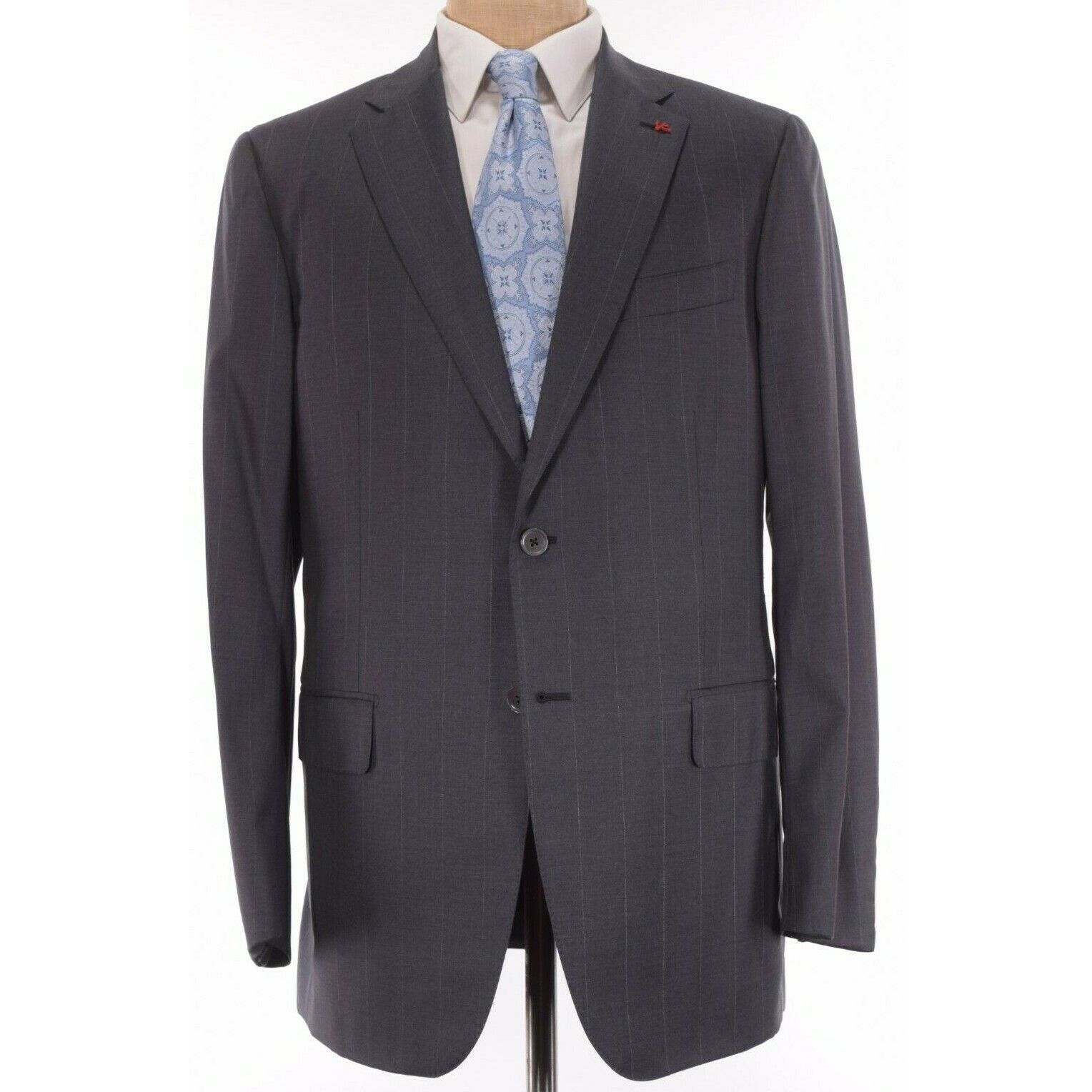 isaia Suit Size US 46 Long in Gray