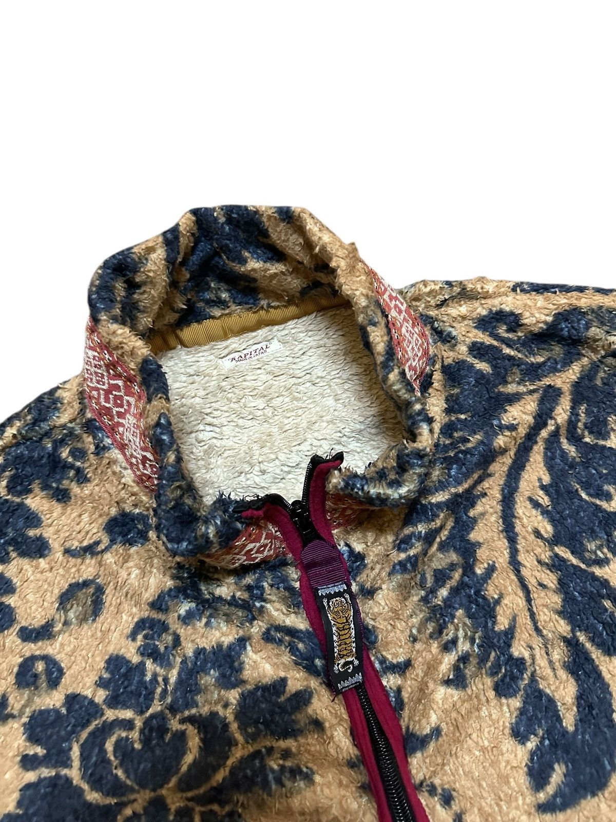 Kapital kapital damask fleece jacket Size US M / EU 48-50 / 2 - 2 Thumbnail