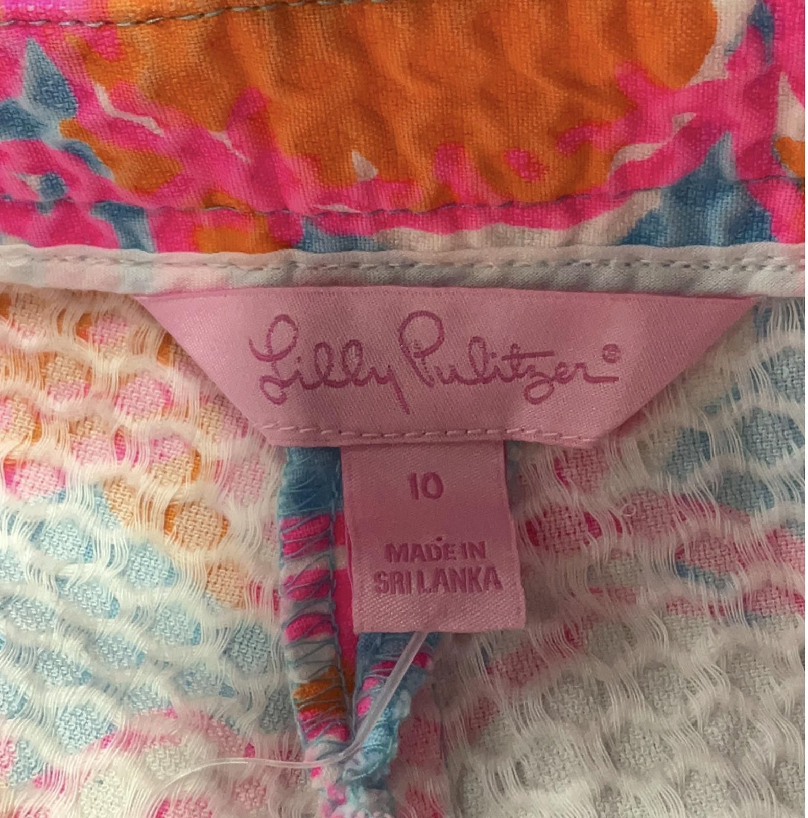 Other Lilly Pulitzer Adie Shorts Size 10 Shorely Blue Feeling Size 32" / US 10 / IT 46 - 3 Thumbnail