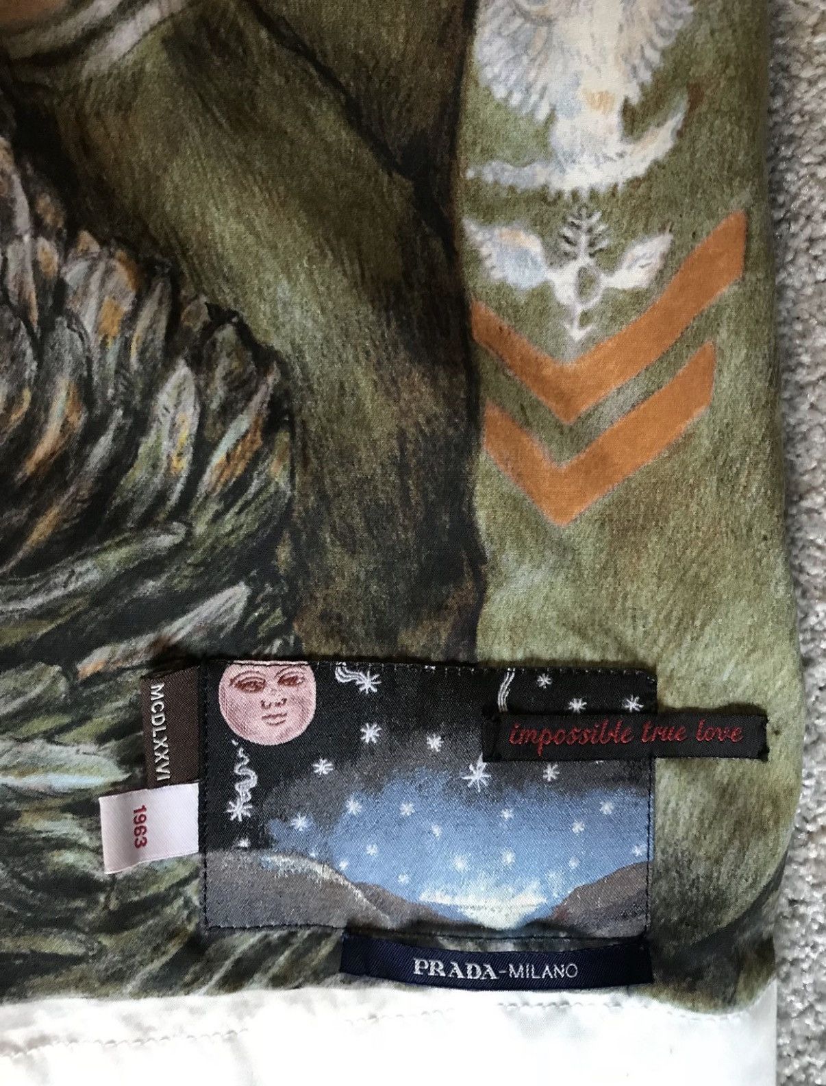 Prada Prada Impossible true love camp shirt Size US S / EU 44-46 / 1 - 3 Thumbnail