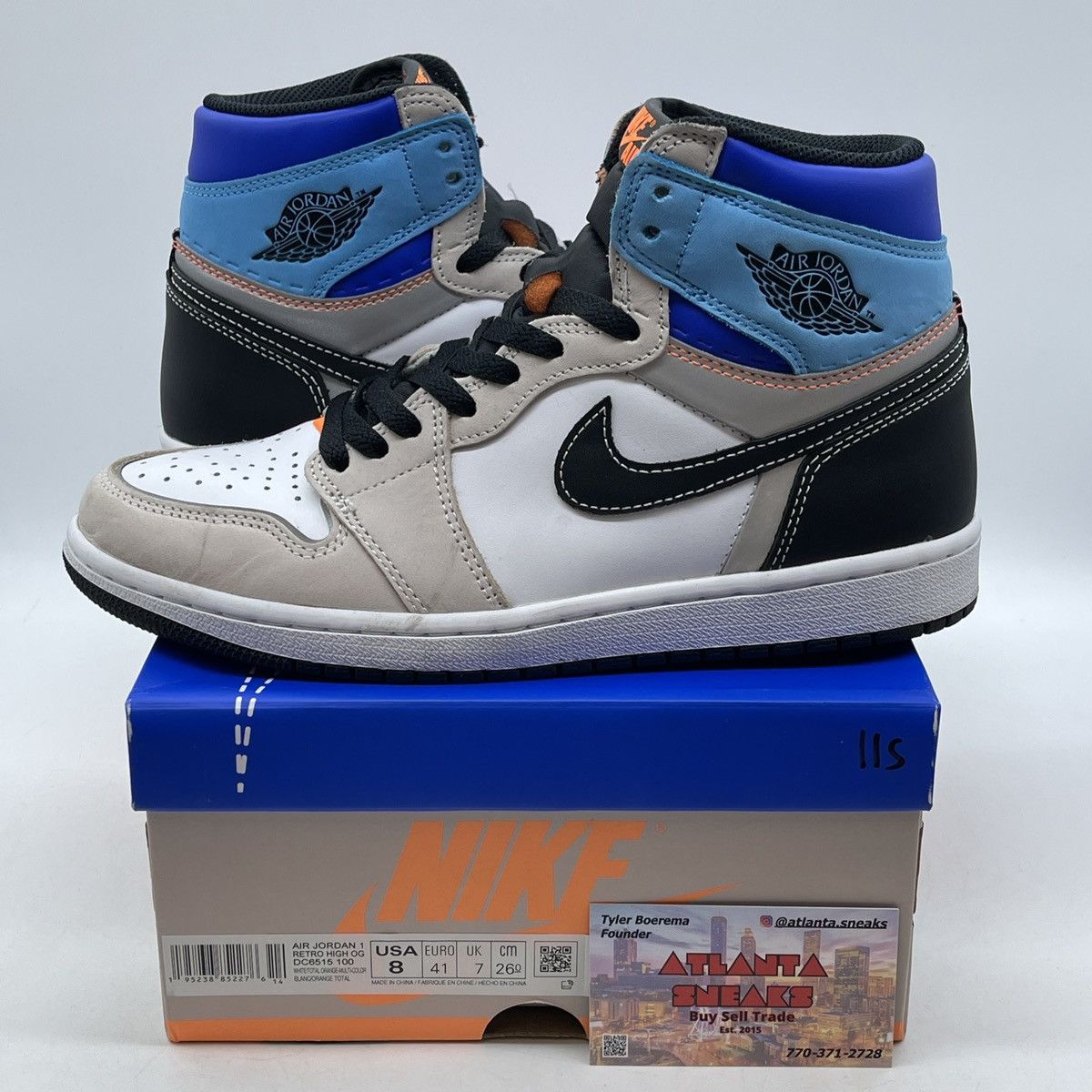 Jordan Brand Air Jordan 1 high high prototype Size US 8 / EU 41 - 1 Thumbnail