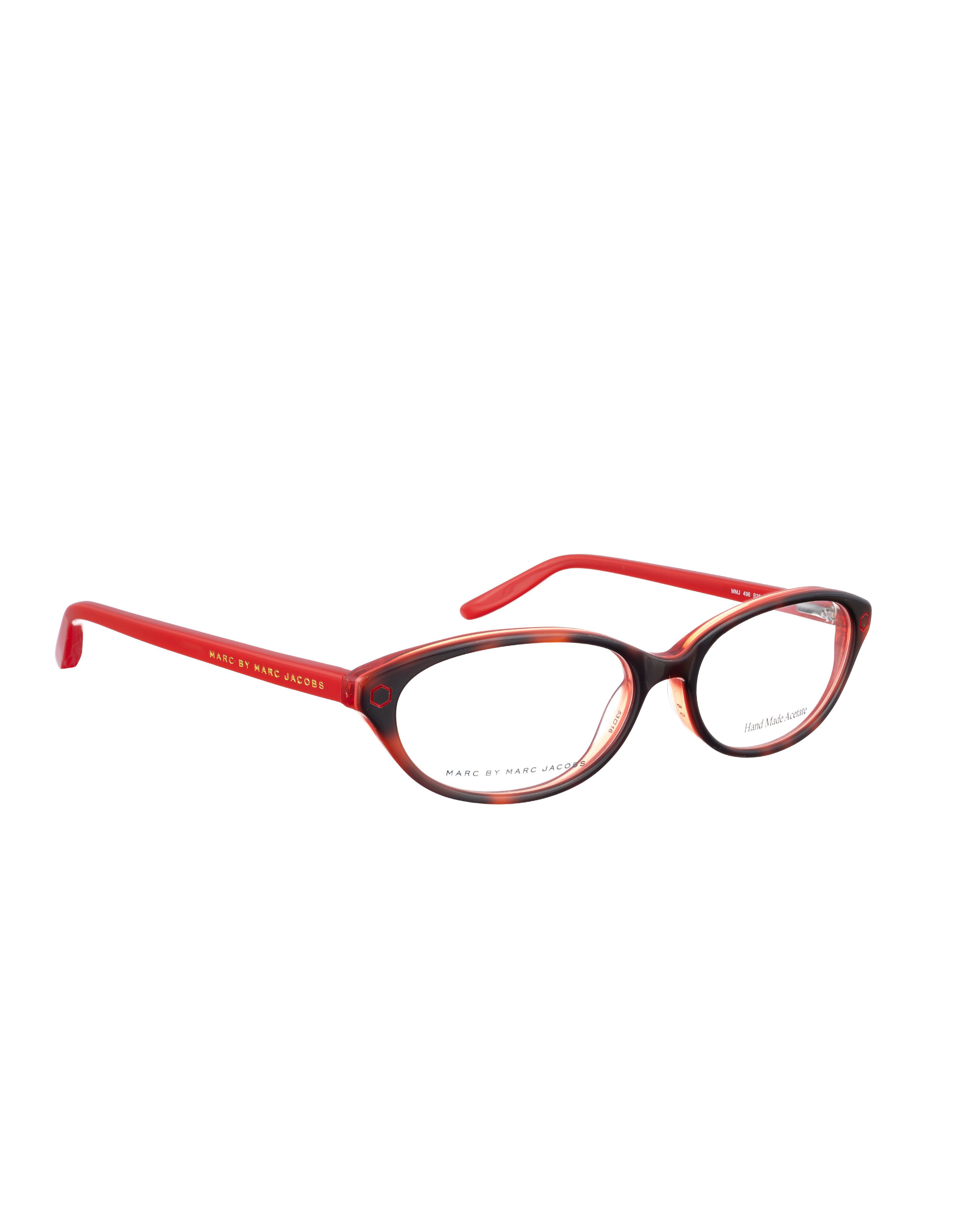 Marc by Marc Jacobs Marc by Marc Jacobs 00s Black and Red Cat Eye Glasses Size ONE SIZE - 3 Thumbnail