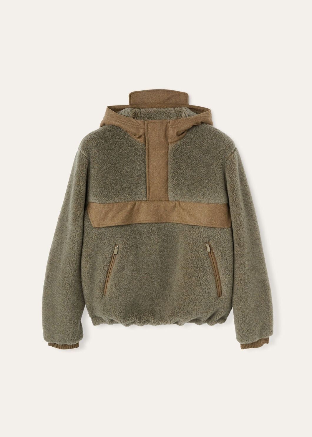 Loro Piana o1w1db10725 FAO8286 Qualba Anorak Jacket in Dark Green Size US M / EU 48-50 / 2 - 1 Thumbnail
