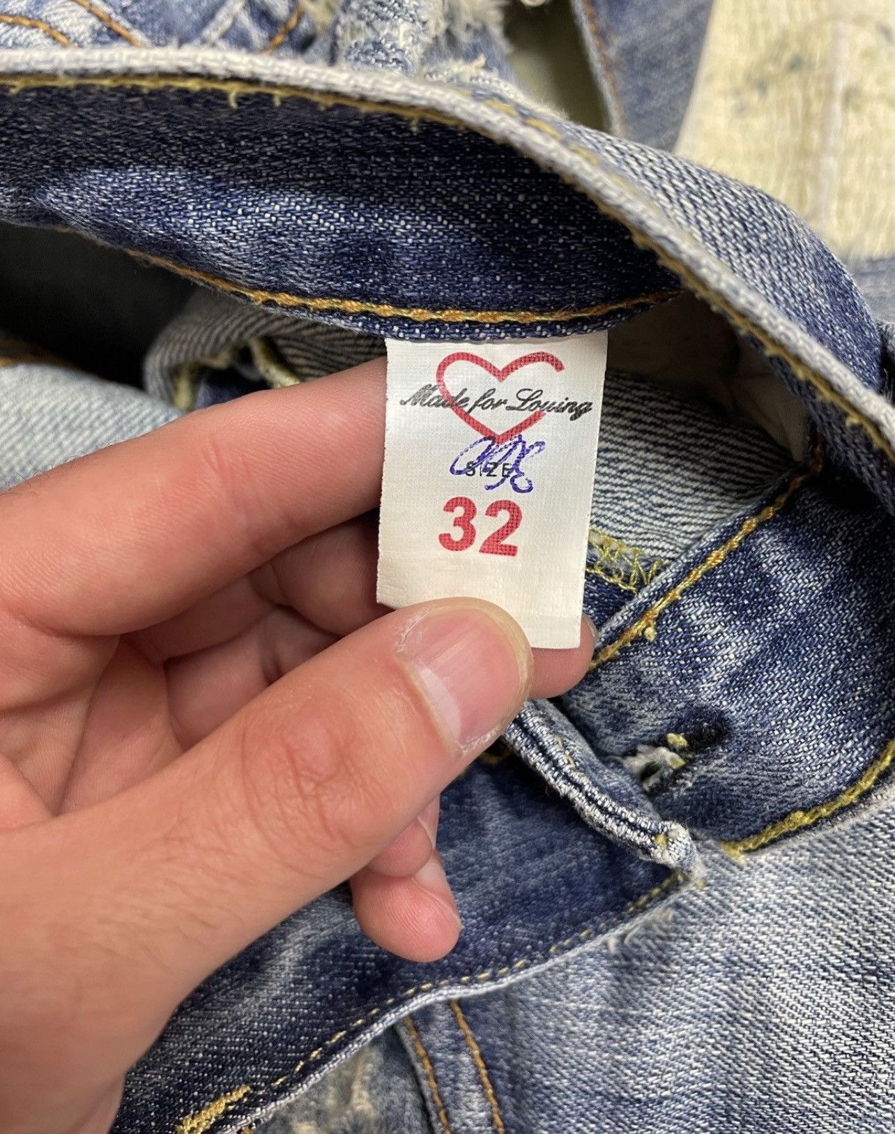 G-Star Vintage 00s Junya Watanabe Style Distressed Jeans Pants Size US 32 / EU 48 - 12 Thumbnail
