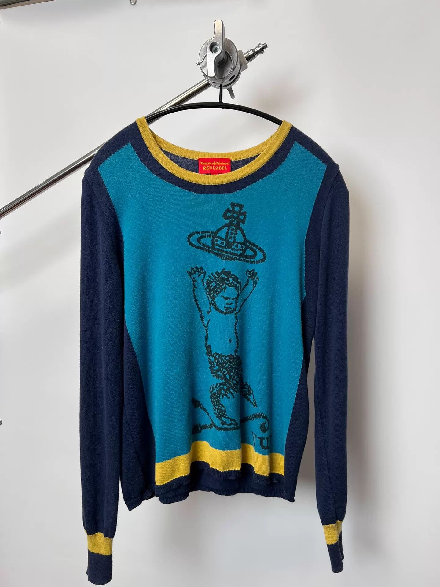 Vivienne Westwood Vivienne Westwood small figure knit sweater Size XS / US 0-2 / IT 36-38 - 2 Thumbnail