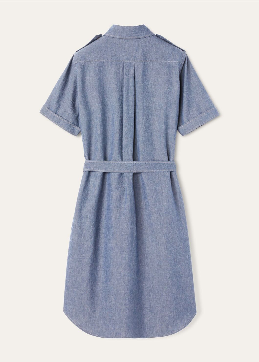 Loro Piana o1srvl11e0825 FAO6443 Annalisa Midi Dress in Blue Size XS / US 0-2 / IT 36-38 - 6 Thumbnail