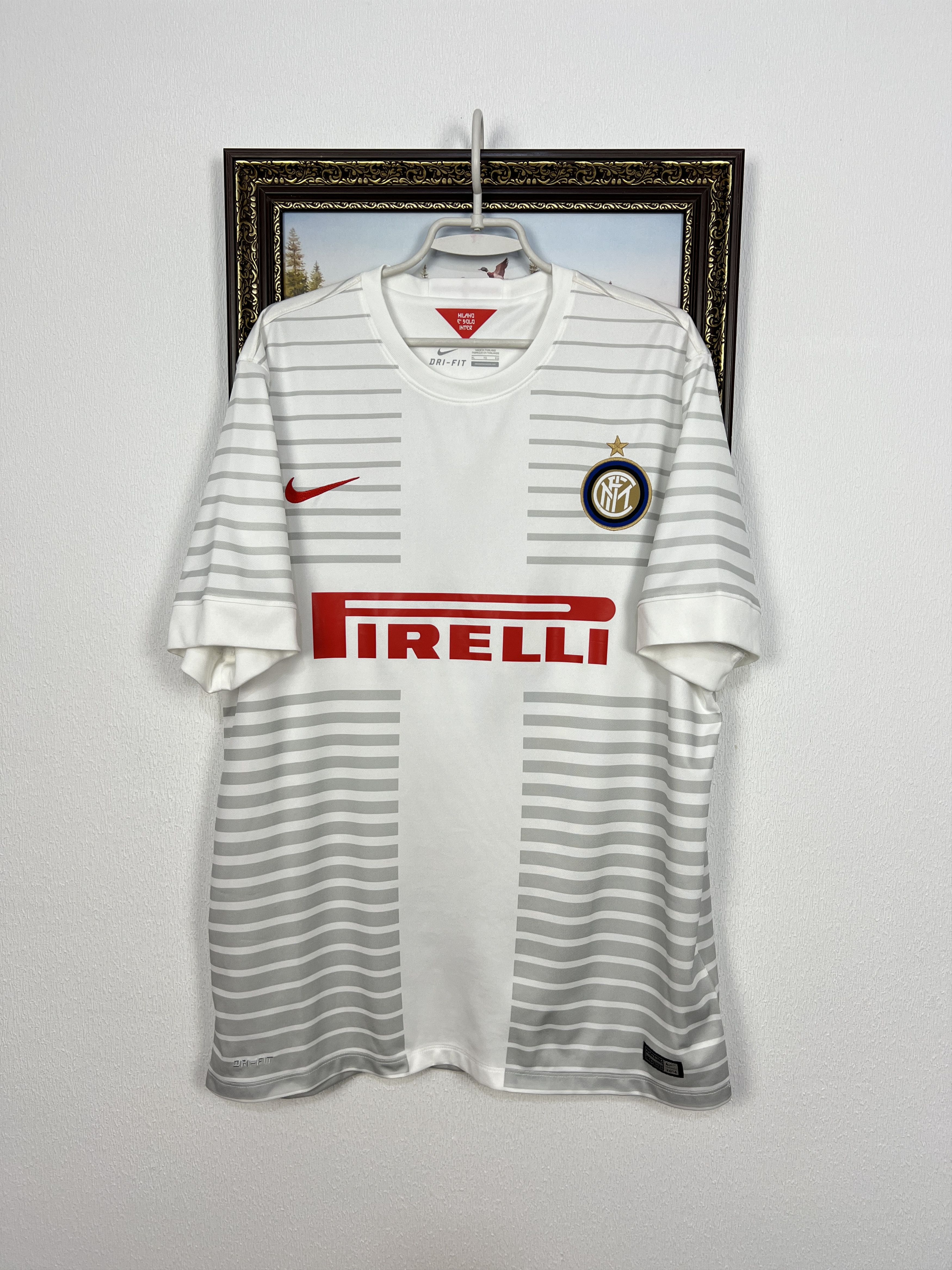 Nike Inter Milan Away football shirt 2014 Soccer Nike Jersey Size US XL / EU 56 / 4 - 1 Thumbnail