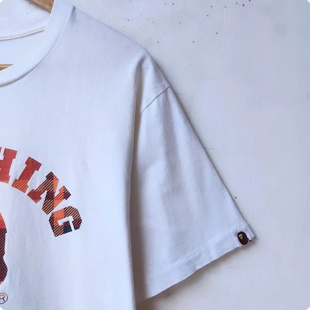 Bape BAPE HEAD PLAID TSHIRT Size US L / EU 52-54 / 3 - 4 Thumbnail