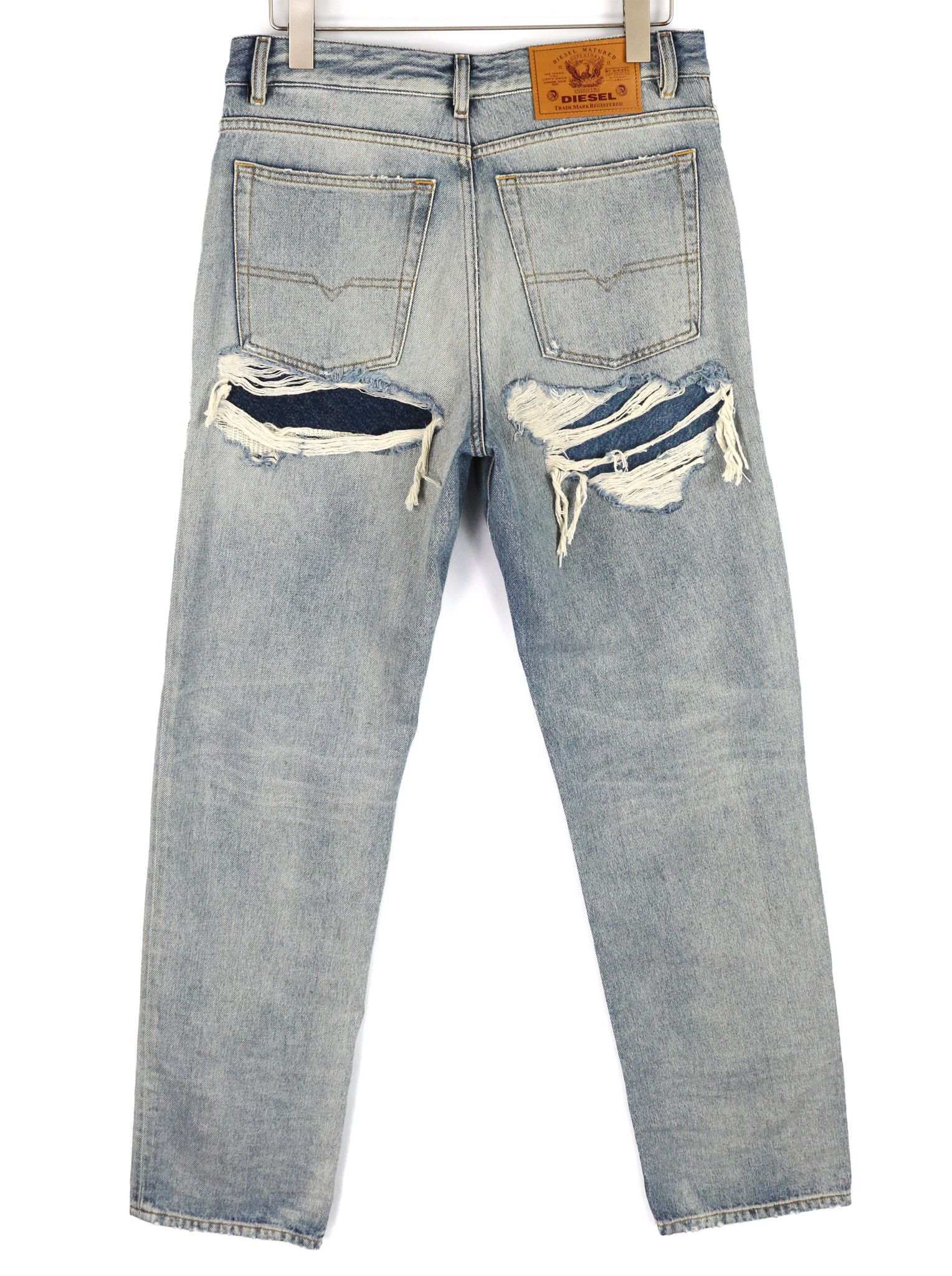 Diesel D-REKIV-Z 09C90 W32/L34 Straight Washed Denim 40392 Size US 32 / EU 48 - 2 Thumbnail