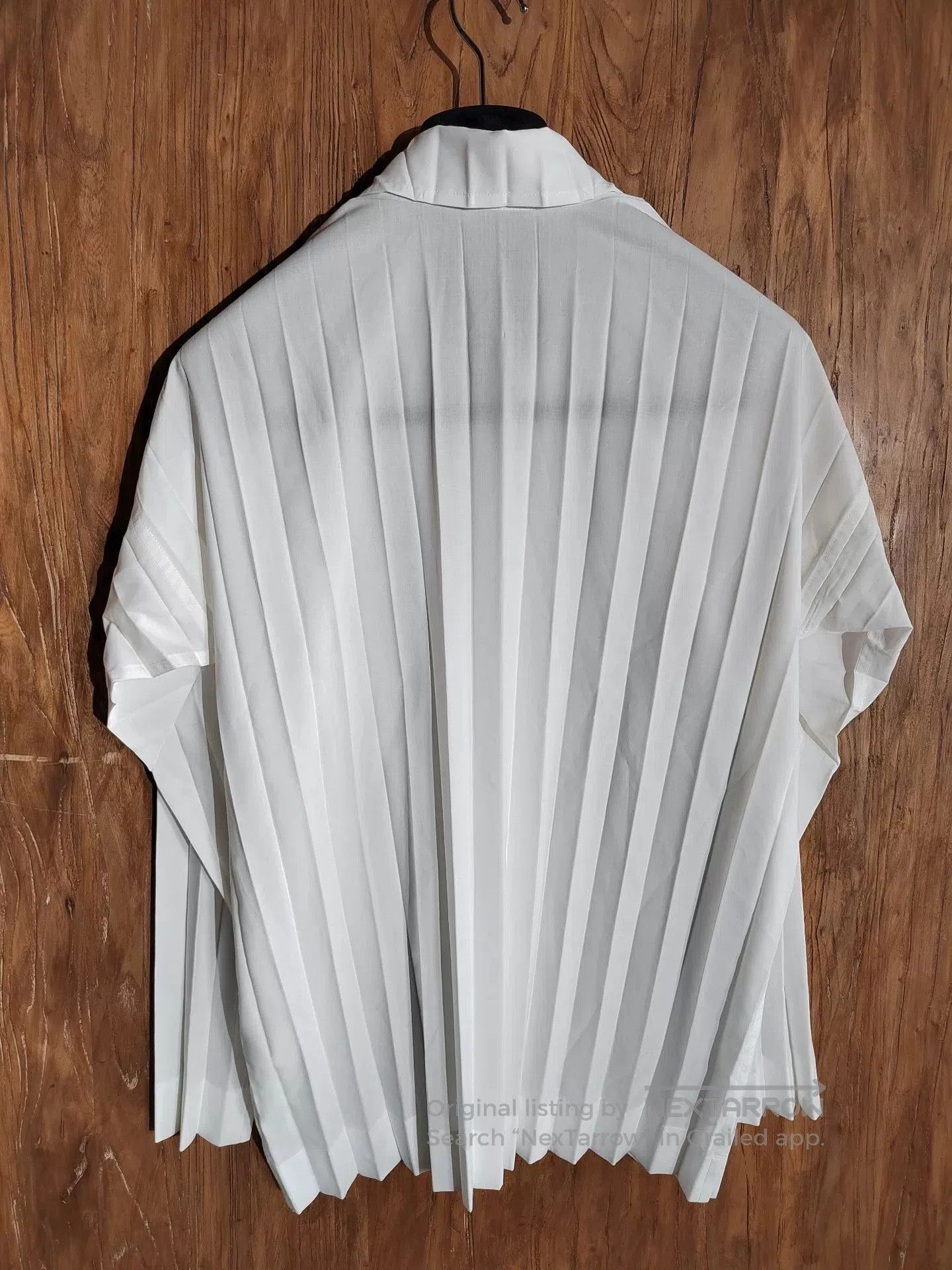 Issey Miyake Issey Miyake Pleated White Shirt. Size L / US 10 / IT 46 - 5 Thumbnail