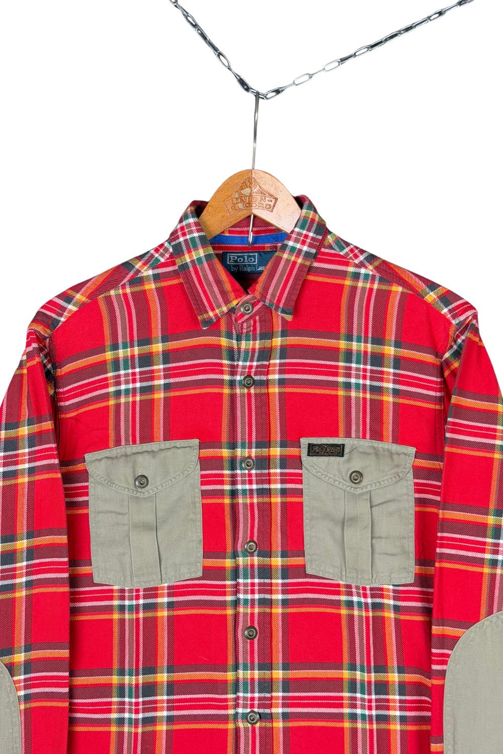 Polo Ralph Lauren Polo Ralph Lauren Tartan Utility Shirt Olive Patchwork Size US M / EU 48-50 / 2 - 3 Thumbnail