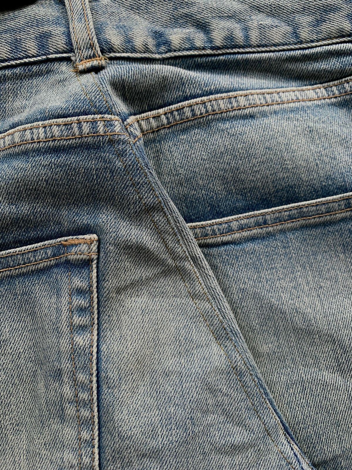Saint Laurent Paris FREE TAX! D03 Light Wash Skinny Denim Jeans Size US 31 - 11 Thumbnail