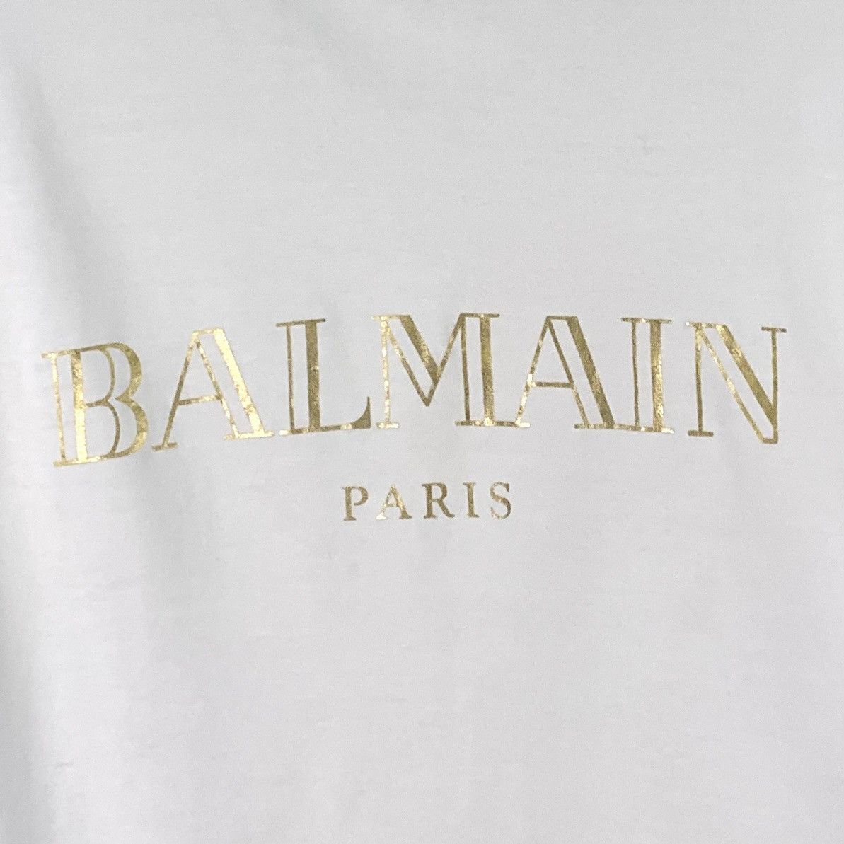 Balmain Balmain White Logo Print Cotton Crew Neck Tank Top K26WX Size M / US 6-8 / IT 42-44 - 4 Thumbnail