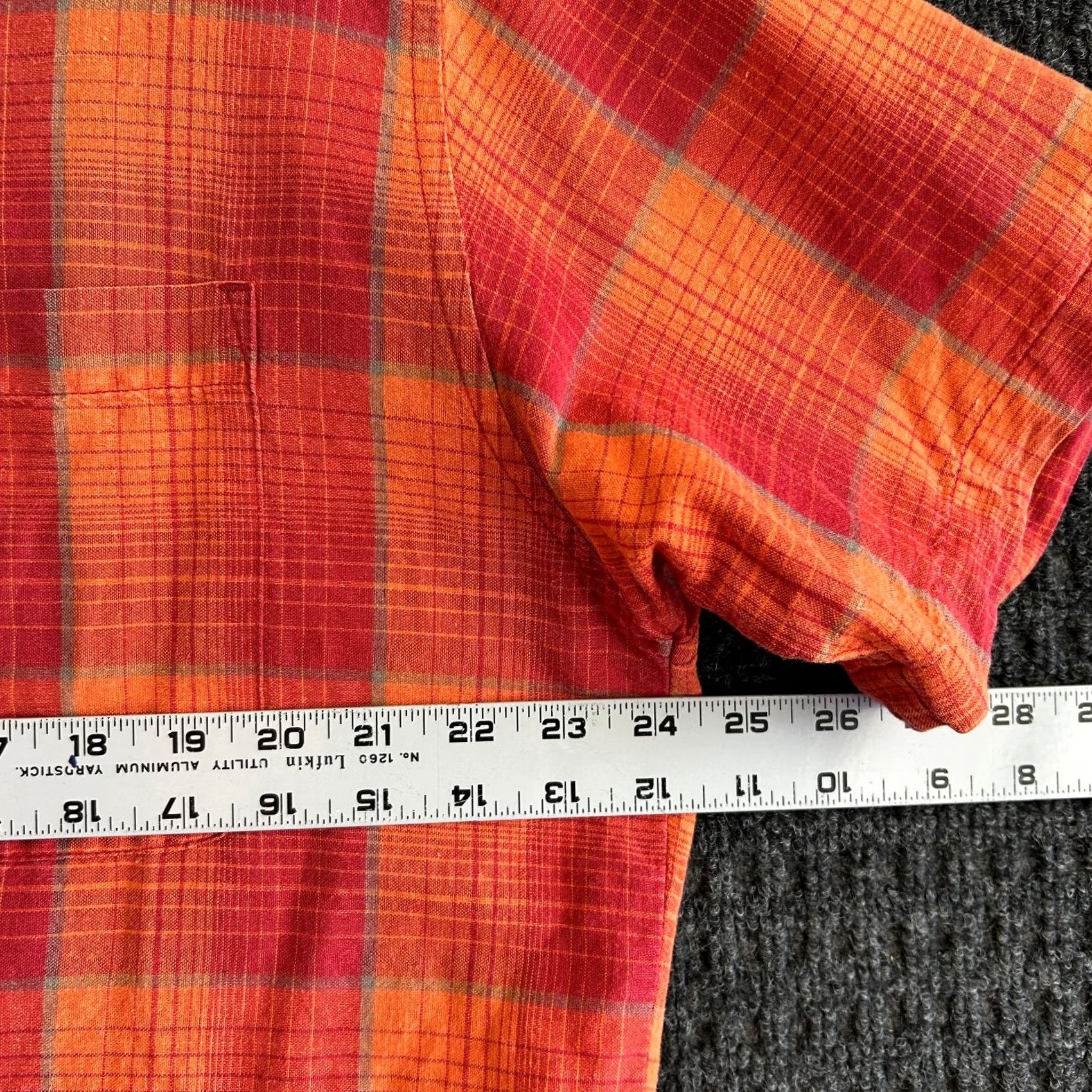 Bugle Boy VINTAGE Bugle Boy Shirt Plaid Button-Down Short Sleeve L Red 90s Mens Regular Size US L / EU 52-54 / 3 - 6 Thumbnail