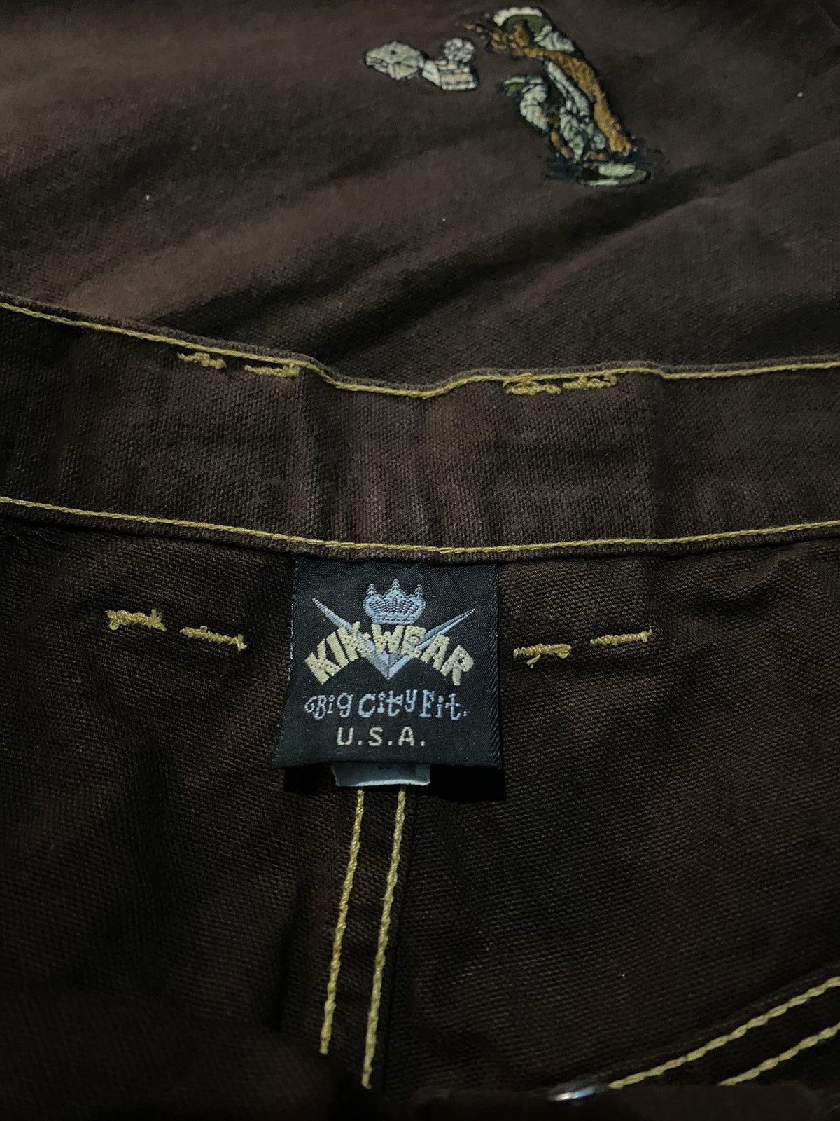 JNCO VINTAGE BAGGY KIKWEAR CLOTHING SKATE PANTS HIP-HOP Y2K Size US 38 / EU 54 - 6 Thumbnail