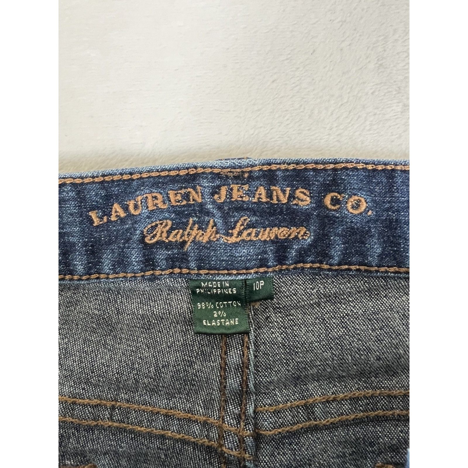 Lauren Ralph Lauren Vintage Ralph Lauren Blue Denim Jeans Women's Size 10 Petite Size 30" / US 8 / IT 44 - 2 Thumbnail
