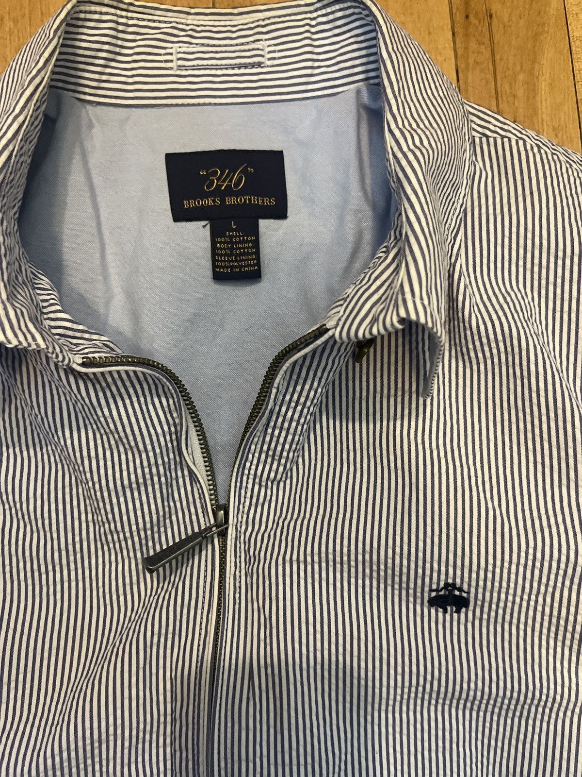 Brooks Brothers Sear-suckle vintage Brooks Brothers Jacket Size US L / EU 52-54 / 3 - 2 Thumbnail