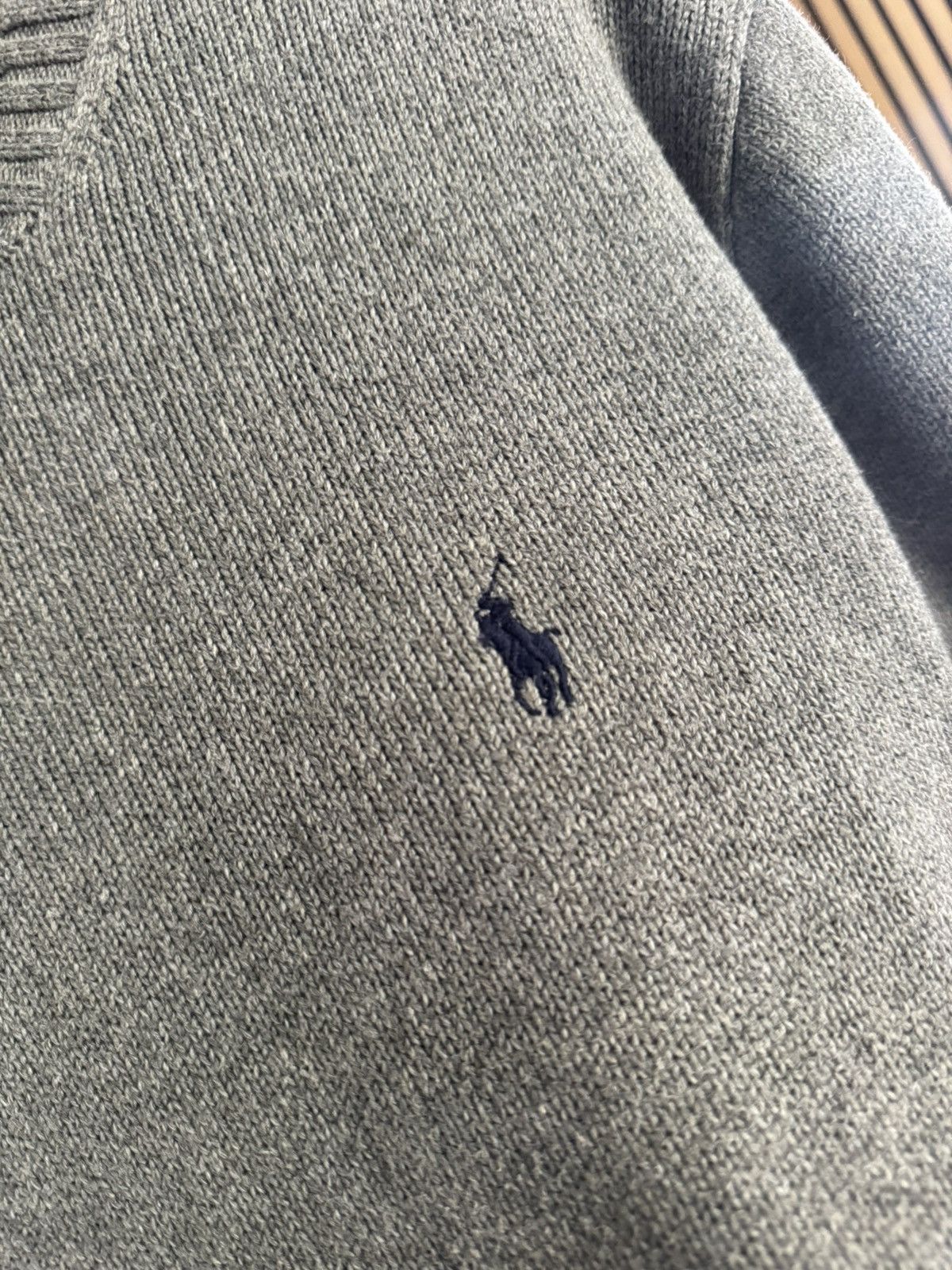 Polo Ralph Lauren Polo Ralph Lauren Vintage Sweater Knit Dark Gray Size M Size US M / EU 48-50 / 2 - 6 Thumbnail