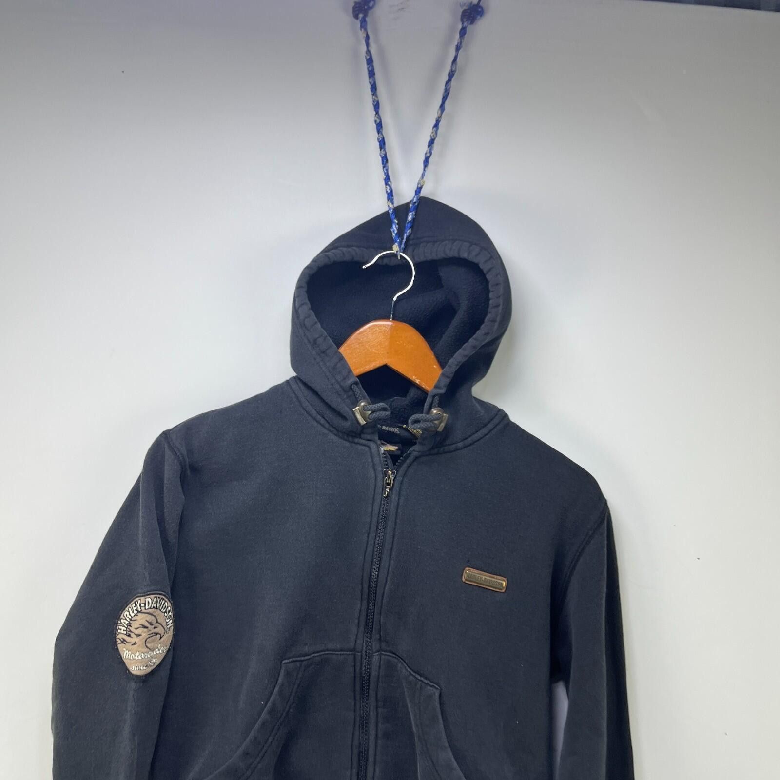 Harley Davidson Vintage Harley Davidson Zip Up Hoodie Y2K Women Small Size S / US 4 / IT 40 - 2 Thumbnail