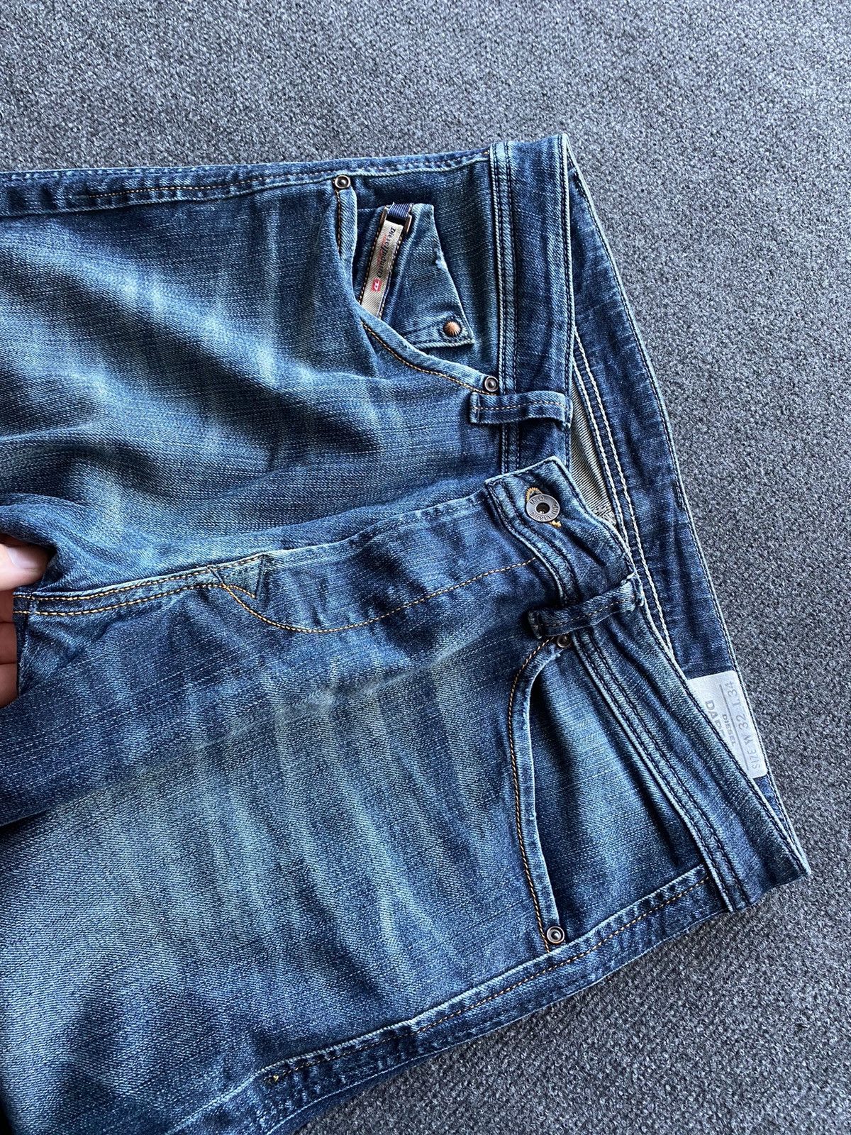 Diesel 🔥Opium Punk Diesel darron 32 size blue jeans men gothic emo Size US 32 / EU 48 - 18 Thumbnail