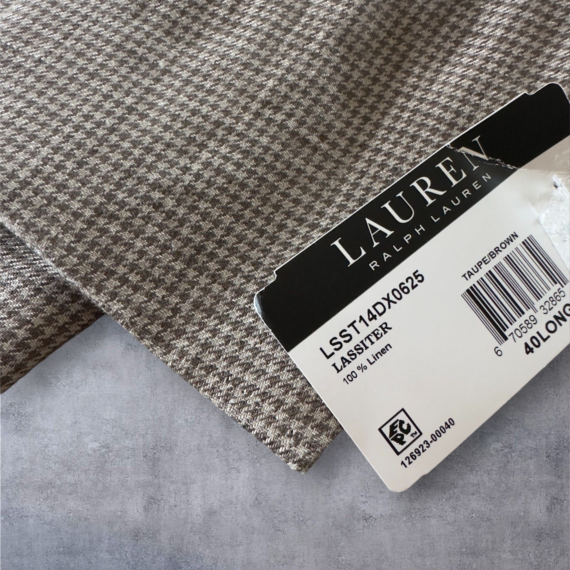 Ralph Lauren RALPH LAUREN Blazer Sport Coat Jacket 38R Linen Plaid Size 40L - 5 Thumbnail