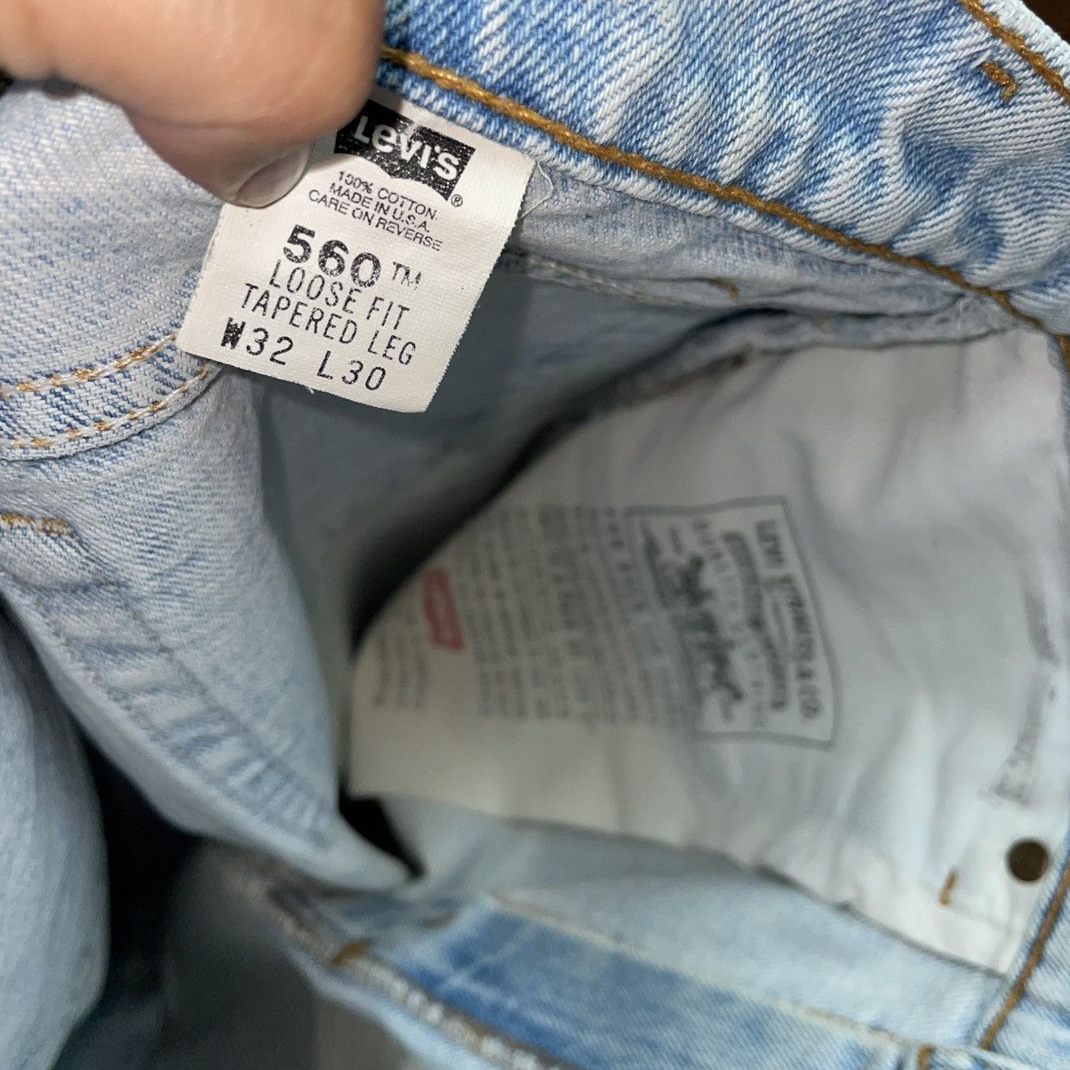 Levi's Levi’s 560 XX Made in USA Size US 31 - 3 Thumbnail