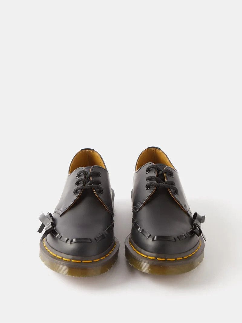 CDG by Comme des Garcons o1mle0824 Lace Up Bow Detail Oxford Shoes in Black Size US 6.5 / IT 36.5 - 4 Thumbnail