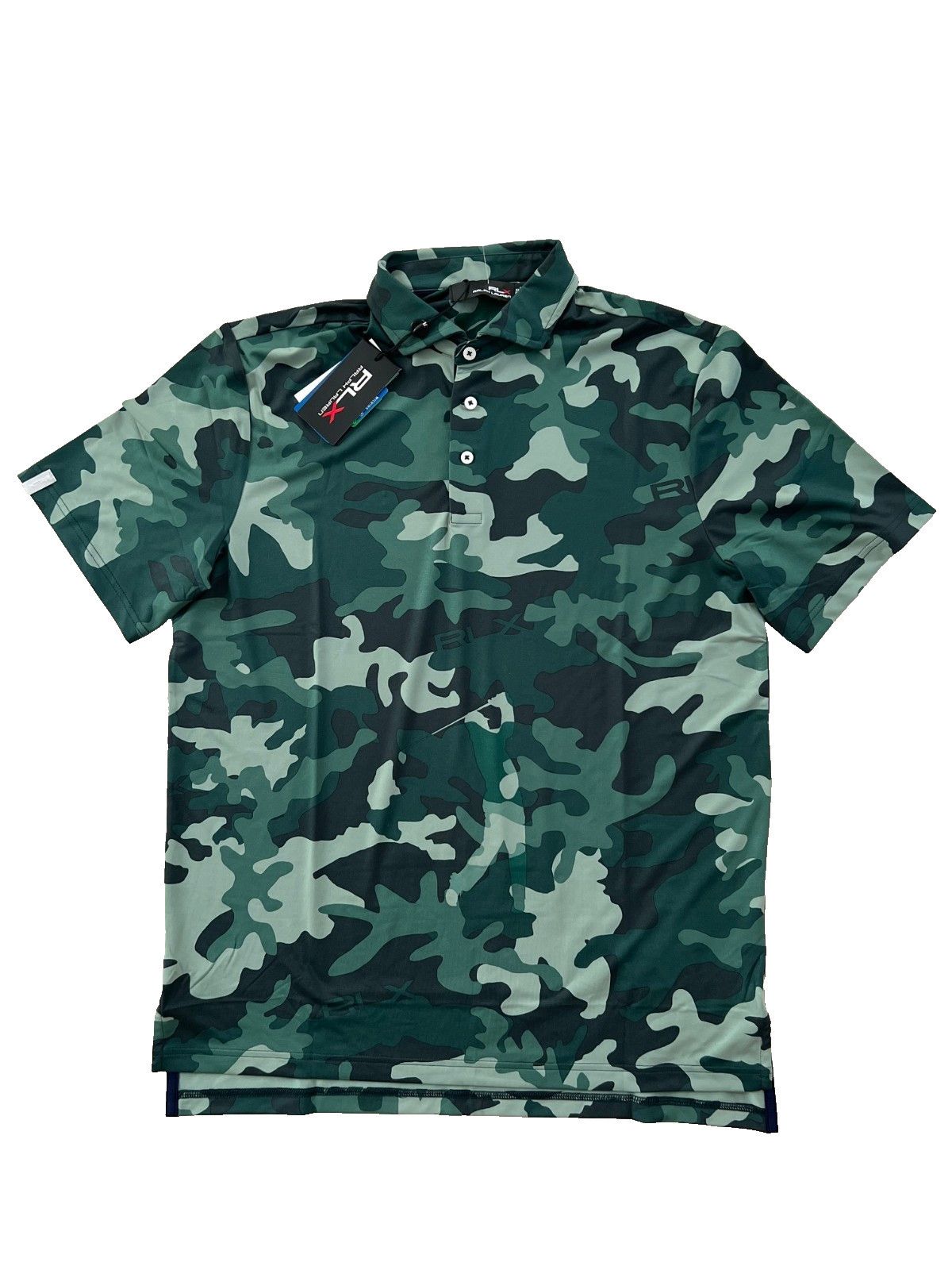 Ralph Lauren Ralph Lauren RLX Polo Performance Golf Shirt Green Camo XL Size US XL / EU 56 / 4 - 1 Thumbnail