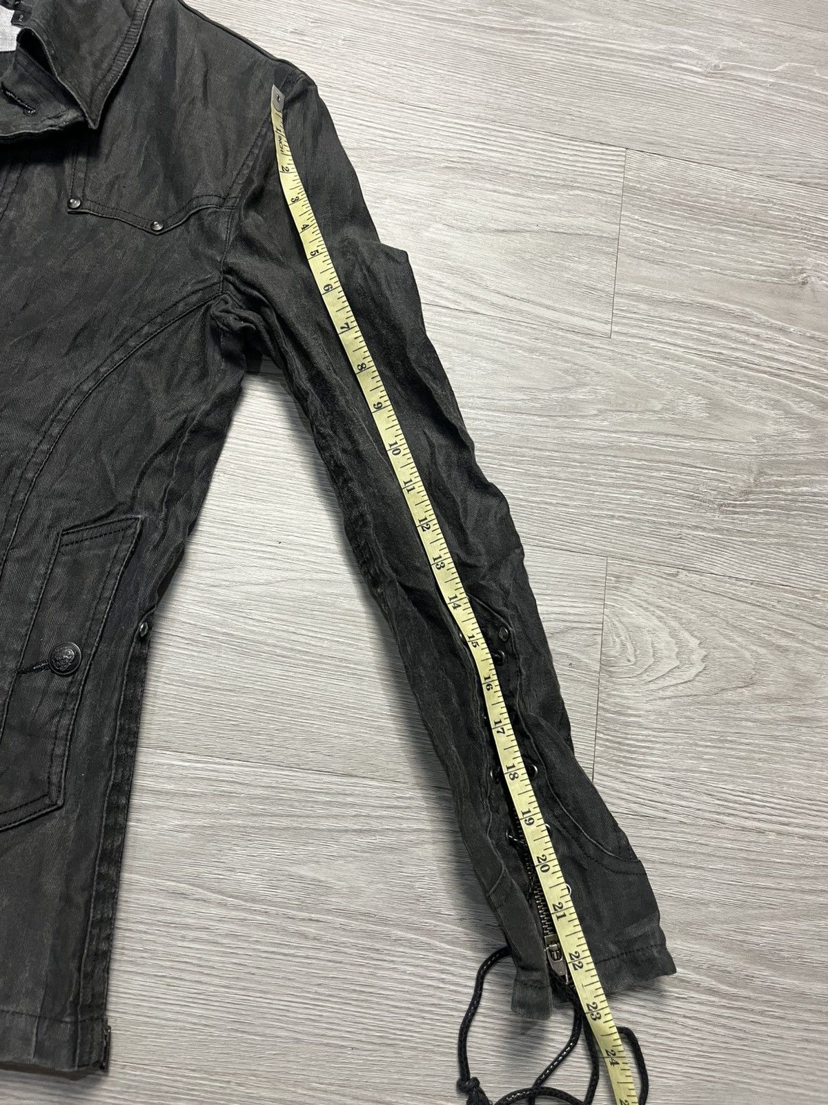 Japanese Brand Y2k Schlussel 14th addiction lgb style waxed Jacket Size M / US 6-8 / IT 42-44 - 10 Thumbnail
