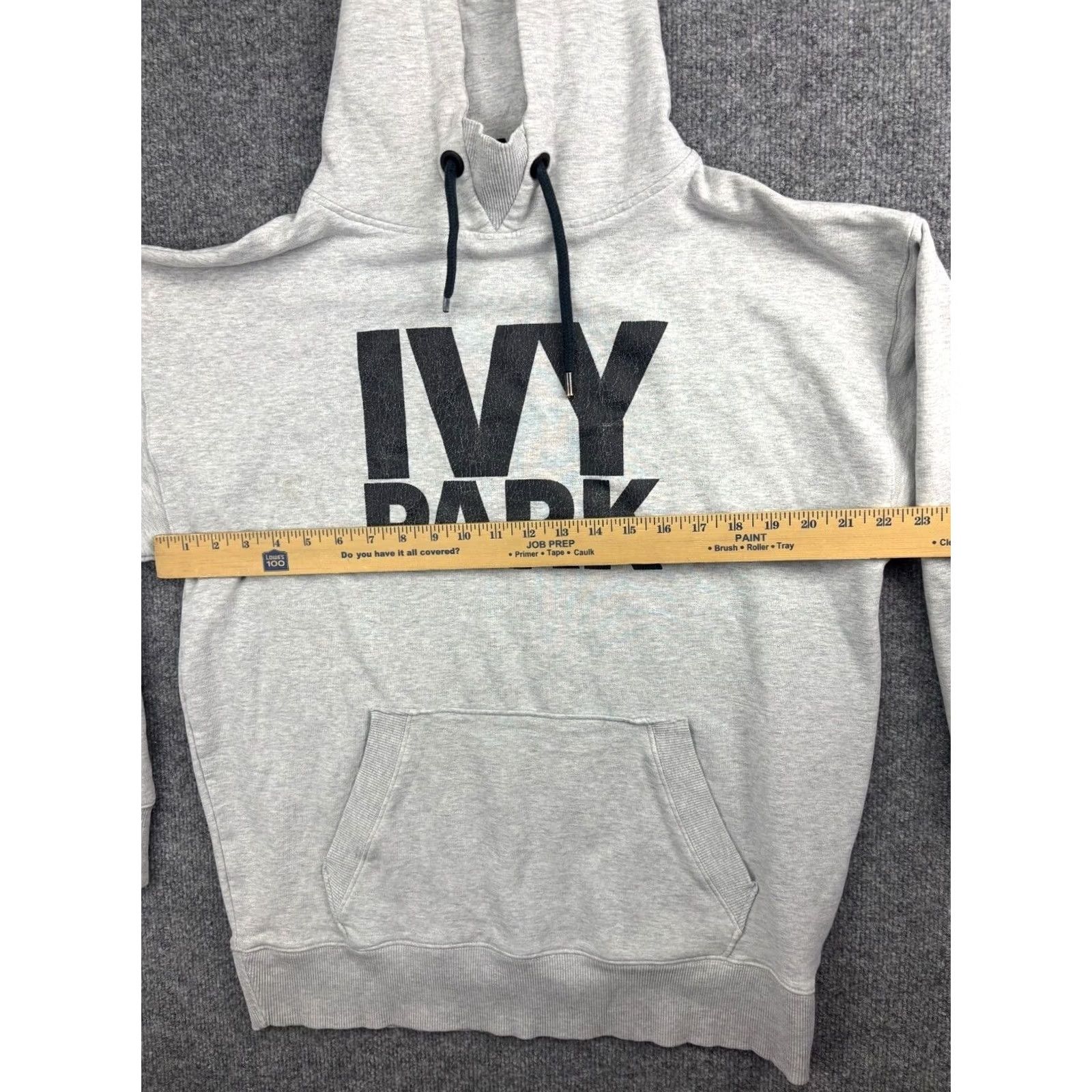 Ivy Park VINTAGE? Ivy Park Adidas Hoodie Women's M Gray Pullover Sweatshirt BIG LOGO Size M / US 6-8 / IT 42-44 - 3 Thumbnail