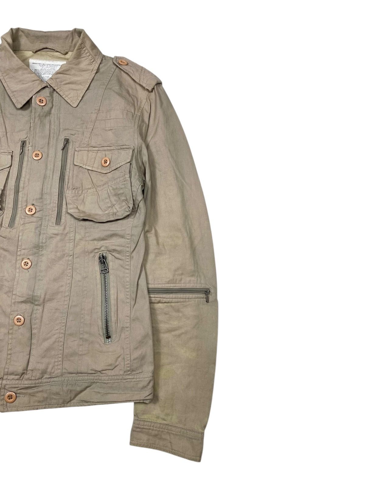 If Six Was Nine 2000s GOA - Apocalypse Style Multizip Shirt Jacket Size US M / EU 48-50 / 2 - 5 Thumbnail